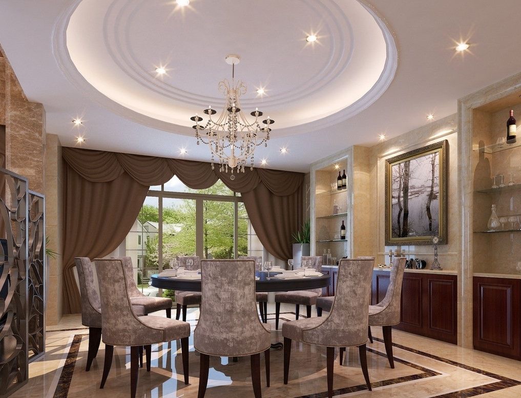 round dining room design
