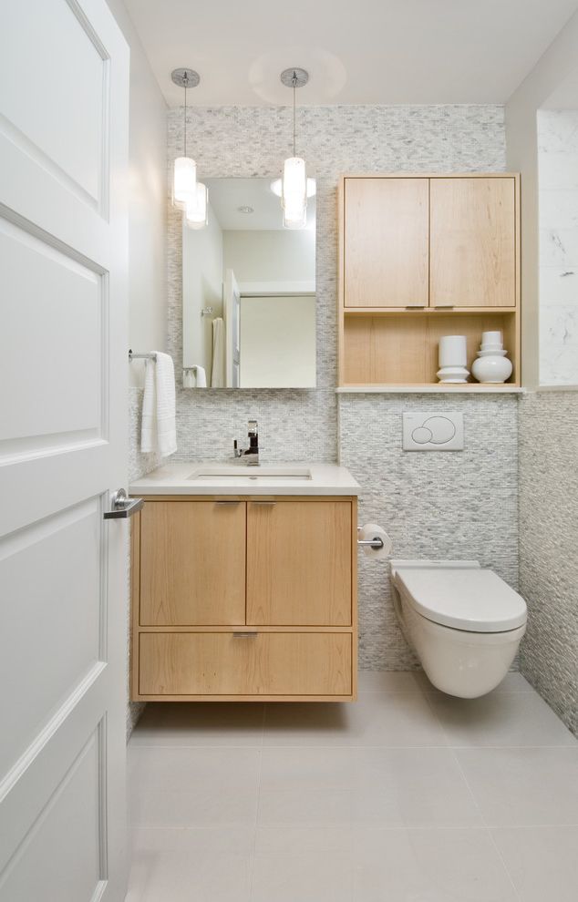 Minimalist Bathroom Cabinet Storage On Sink Vanity (View 4 of 5)