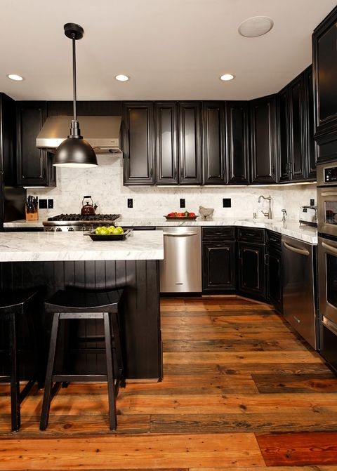 Black Modern Kitchen Cabinet Design ?width=480