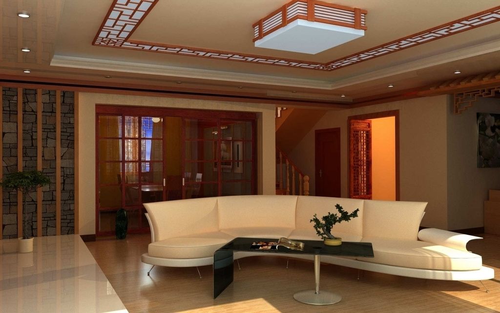 Modern Japanese Living Room With Dining Room Combo (View 2 of 13)