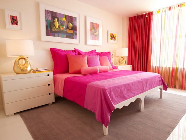Beautiful Bedroom Ideas With Pink Bed Sheet (View 8 of 10)