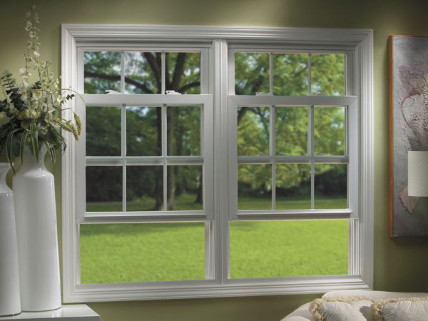 White Vinyl Double Hung Window (View 7 of 10)
