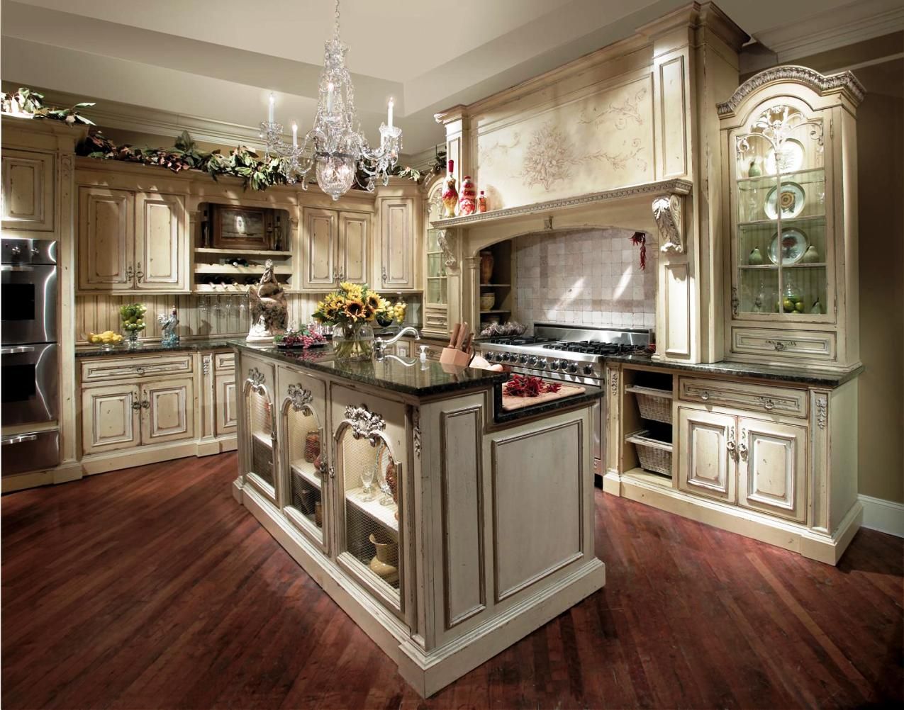 Victorian Rustic Kitchen Interior Design #3092 | House Decoration Ideas