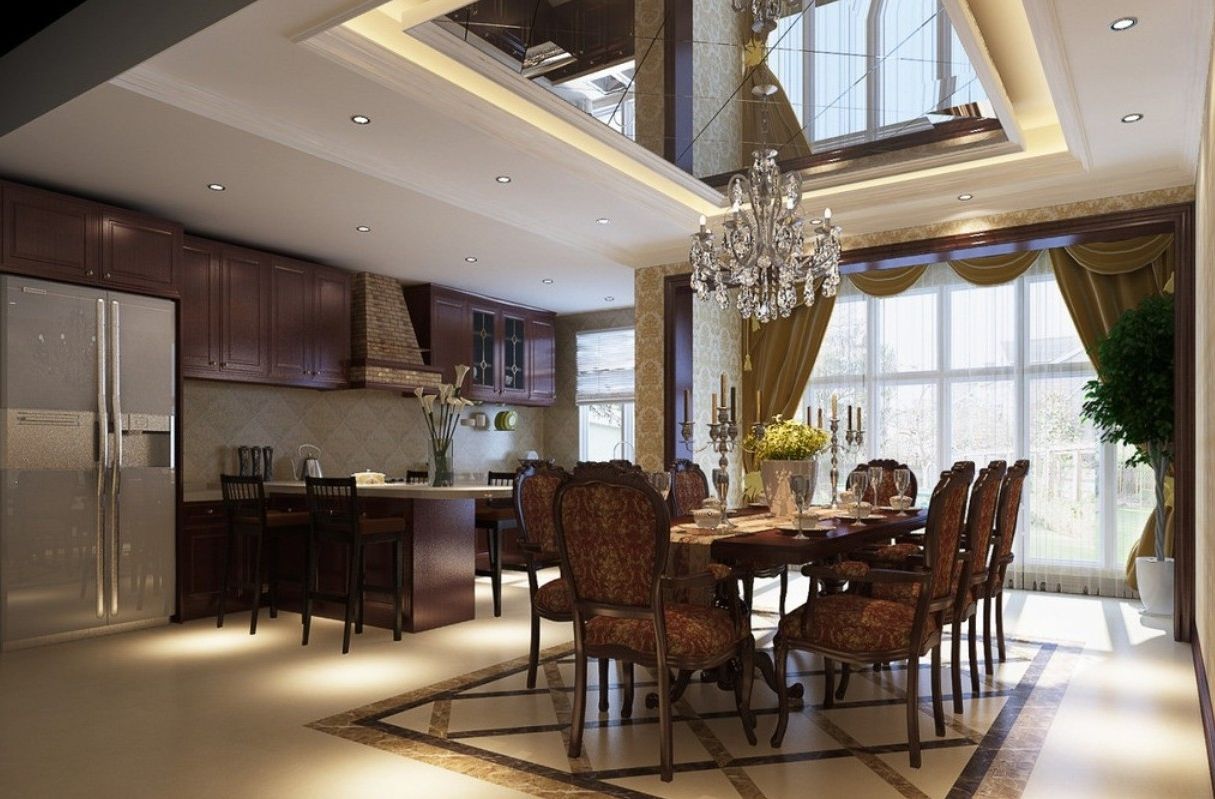 glass ceiling design for living room