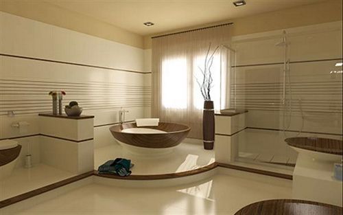 Featured Photo of Wood Bathroom Design Ideas