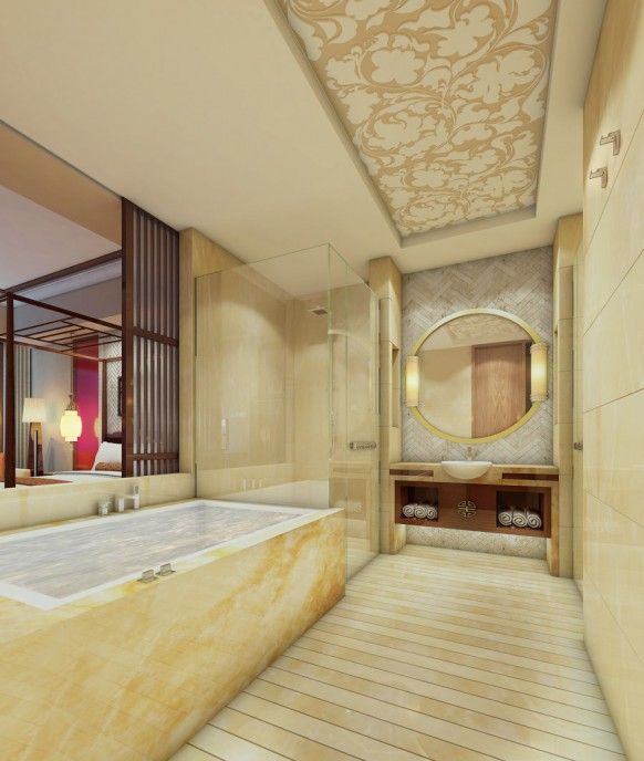 Featured Photo of Wooden Bathroom Flooring Ideas