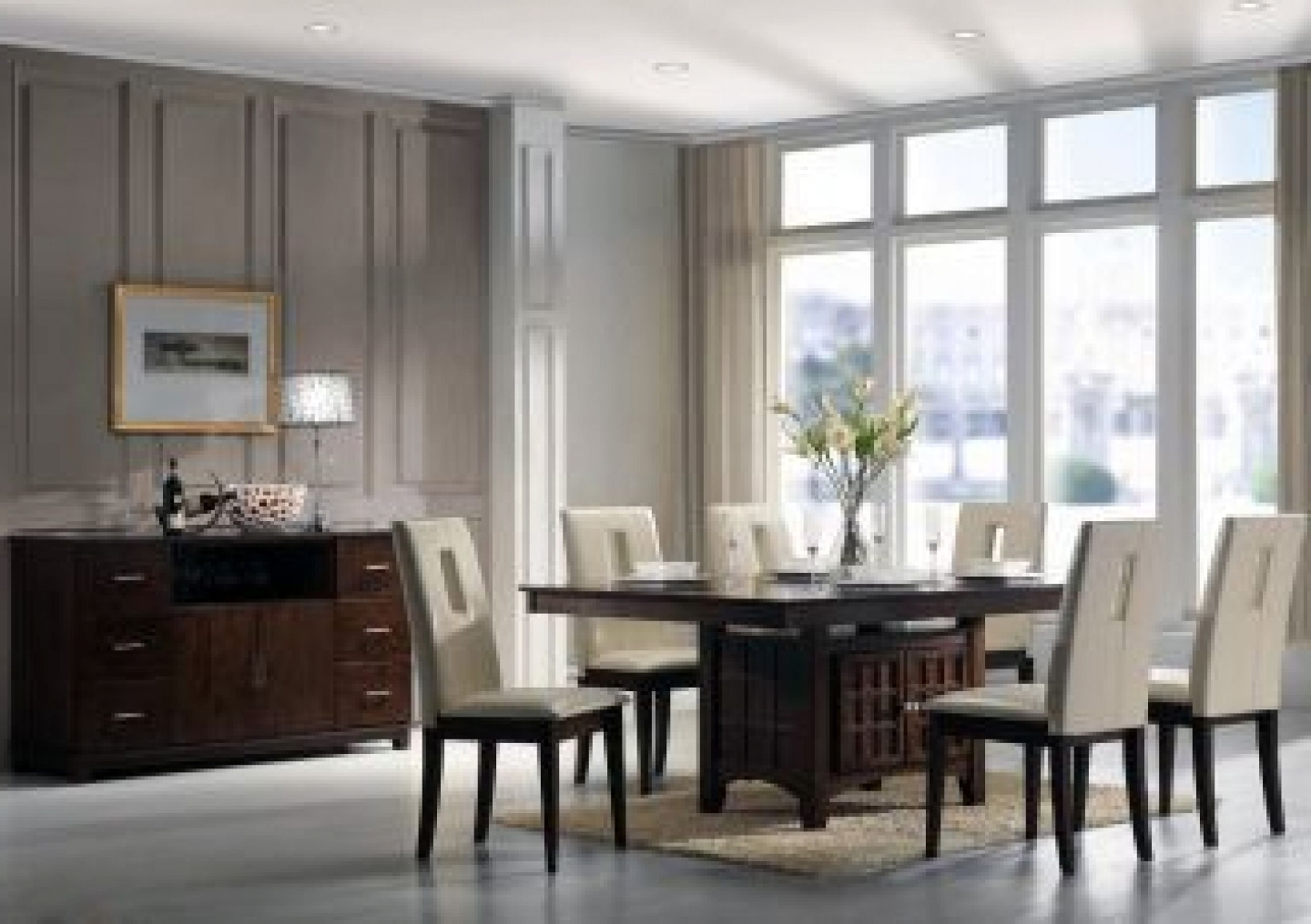 Modern Spacious Dining Room Design Furniture Set Buy (View 10 of 28)