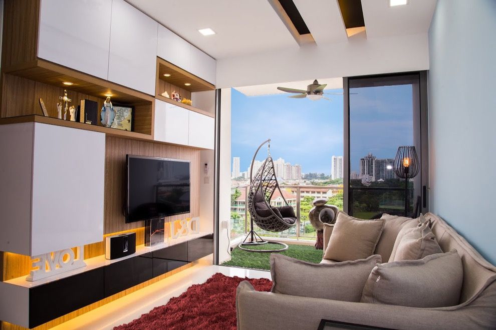 2017 Wonderful Contemporary Narrow Living Room Interior (View 2 of 22)