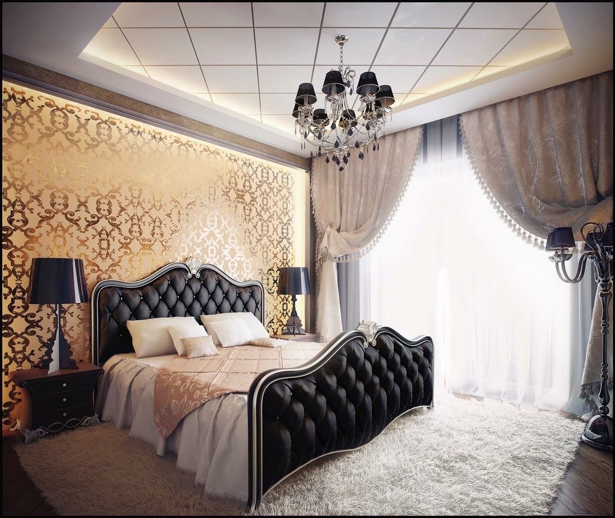 Luxury Gothic Bedroom Design Ideas (View 11 of 11)