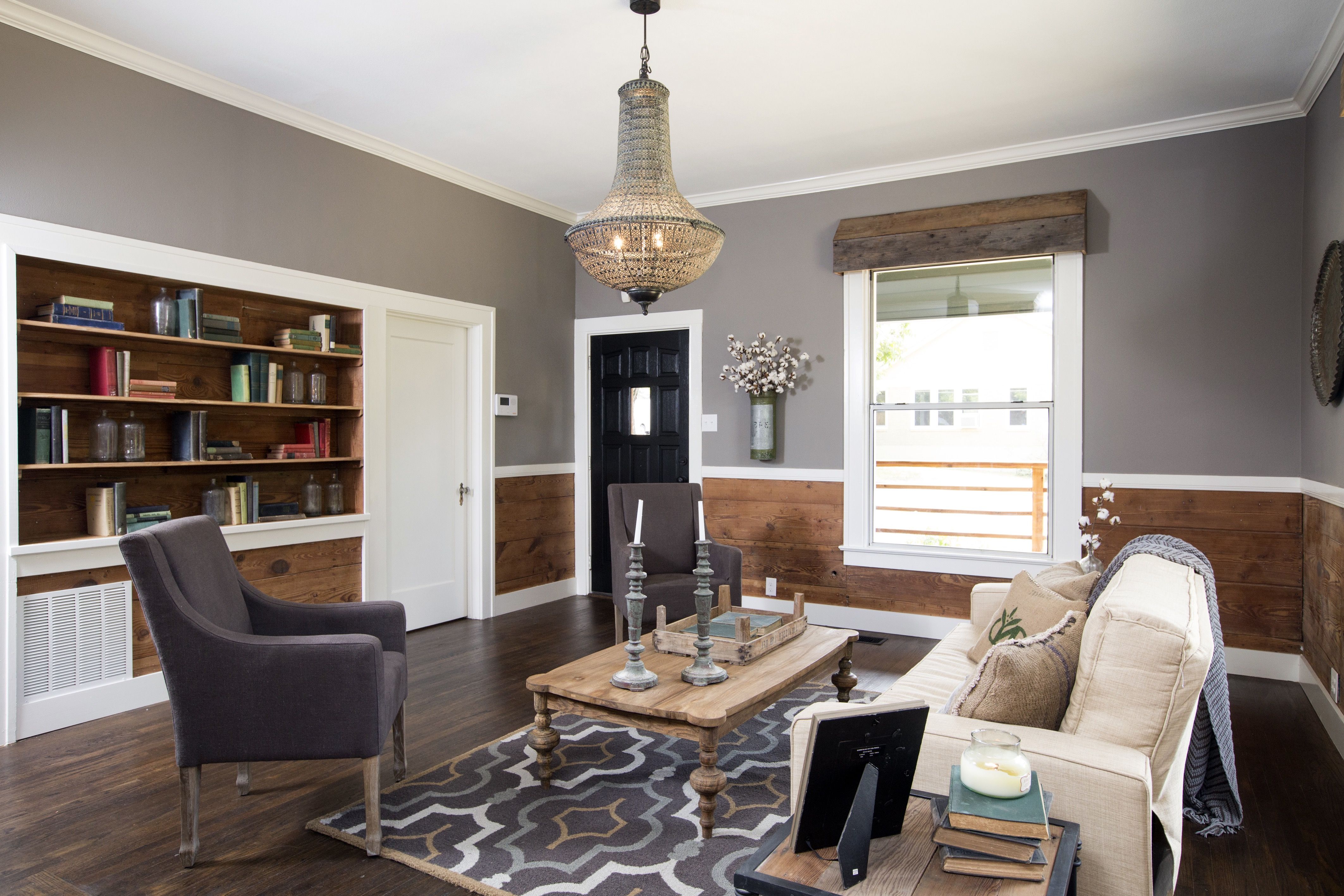 Modern Neutral Rustic Living Room In Cozy Style (View 23 of 36)