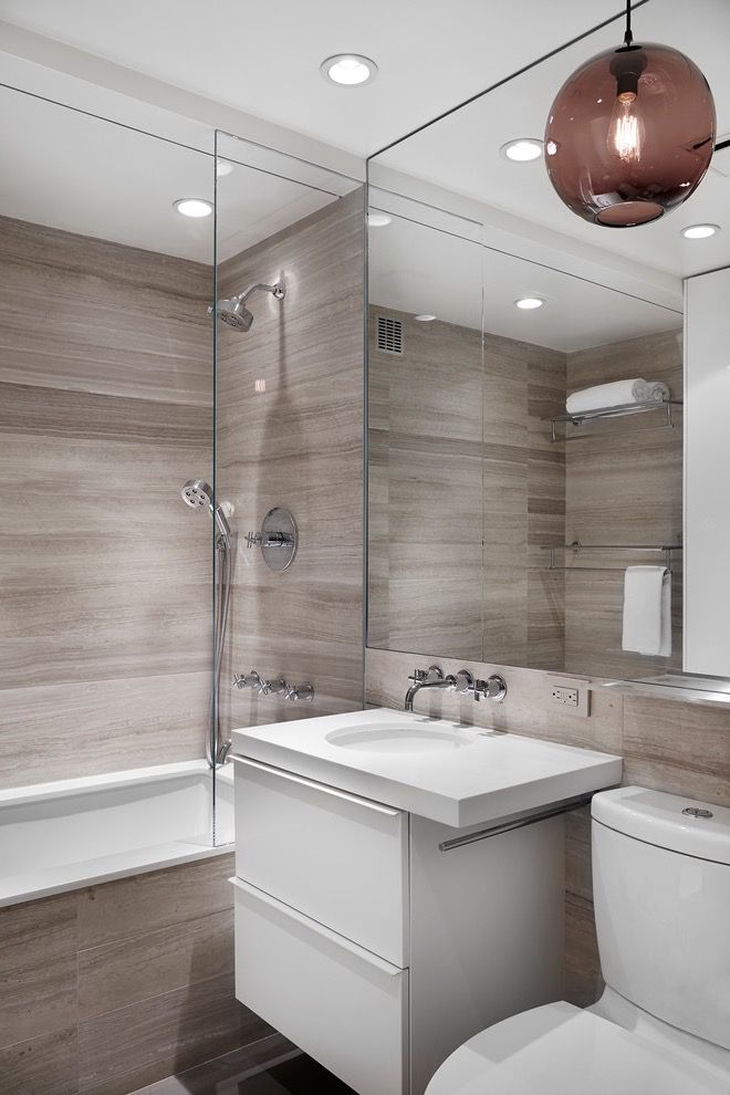 Stylish Modern Master Tub And Shower Combo Design  (View 13 of 22)