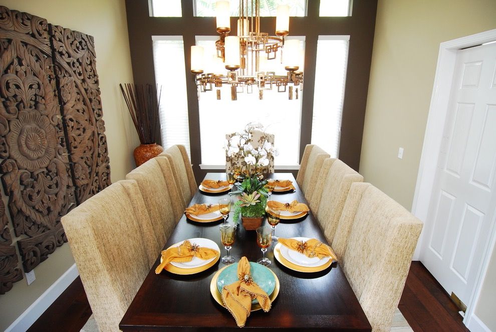 Asian Ethnical Dining Room Decor Style (View 1 of 15)