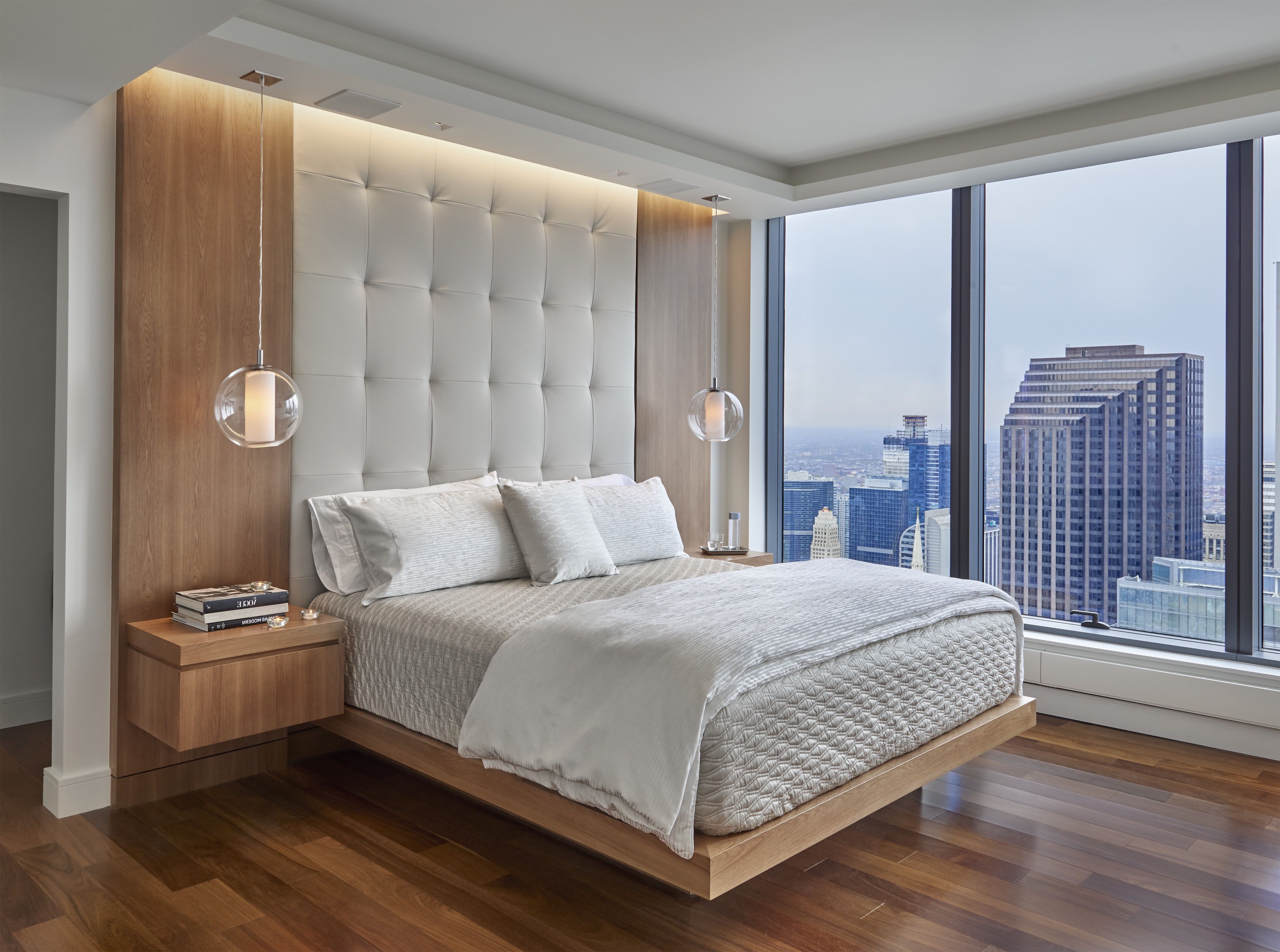 Elegant Minimalist Apartment Bedroom In Modern Design (View 6 of 30)