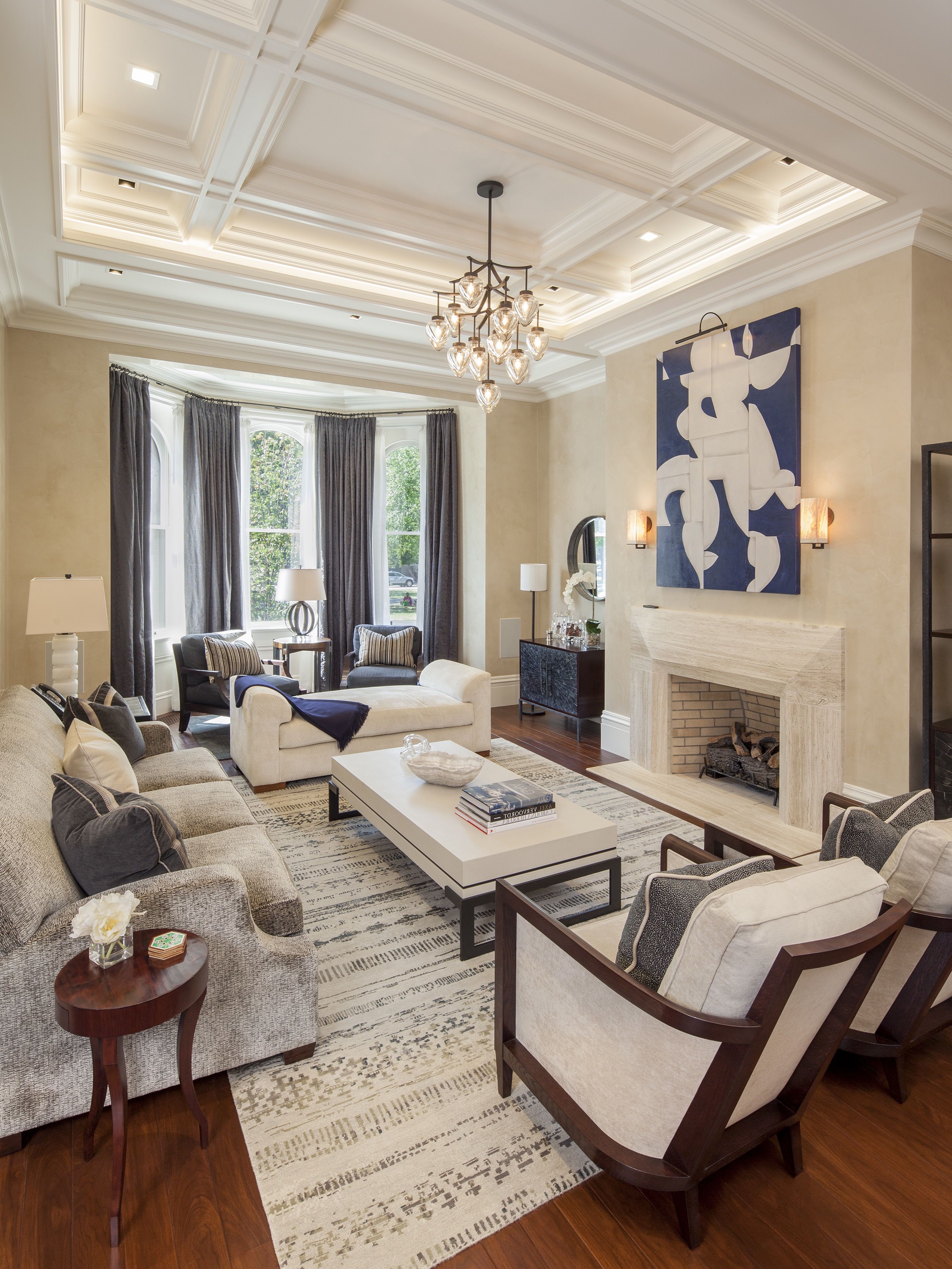 Elegant Neutral Color Palette For Elegance Classical Living Room Decor (View 9 of 20)