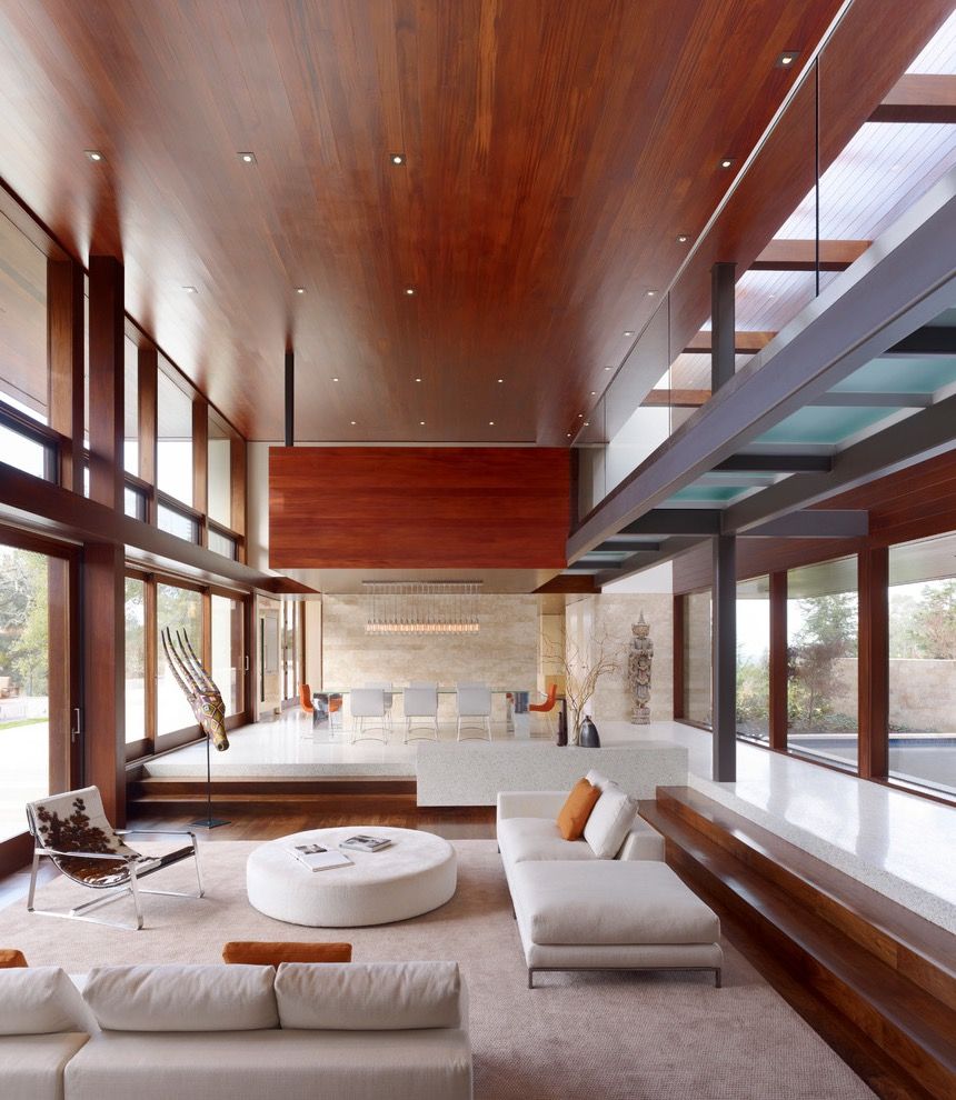 Modern Minimalist Living Room Open Concept Interior Design (View 10 of 20)