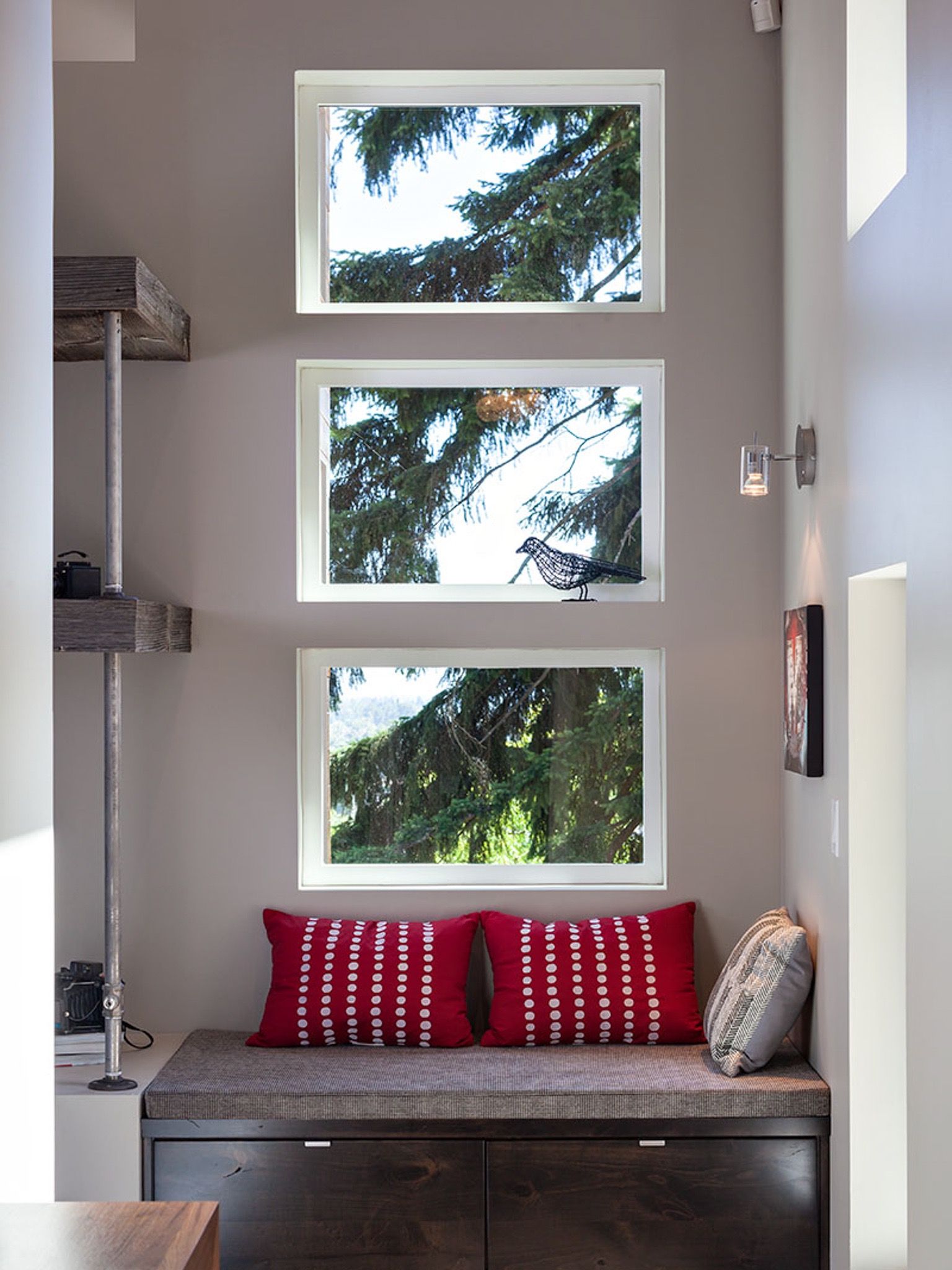 Three Stacked Windows In Modern Design (View 32 of 32)