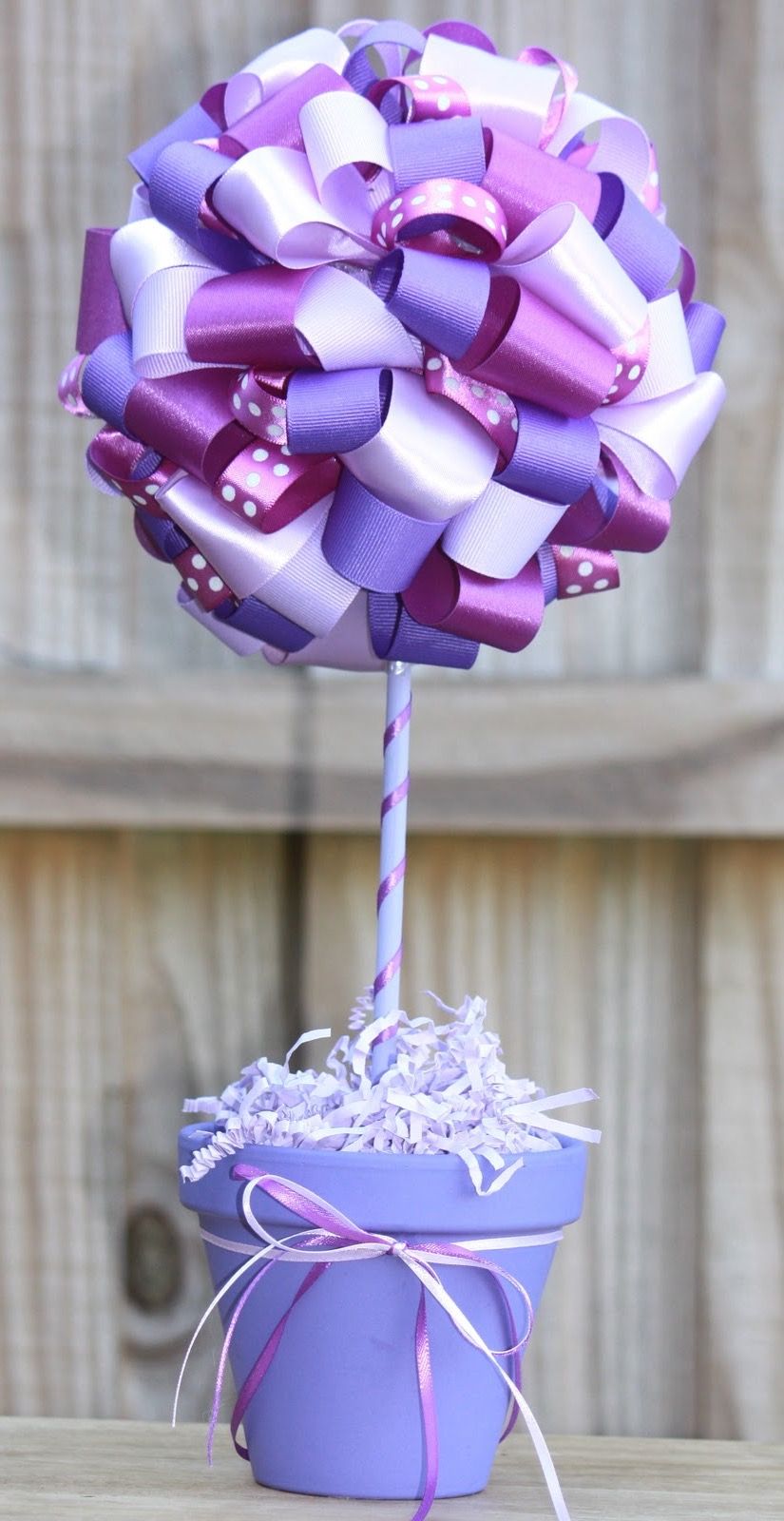 Purple Paper Craft Flowers Centerpiece For Summer Wedding (View 12 of 20)