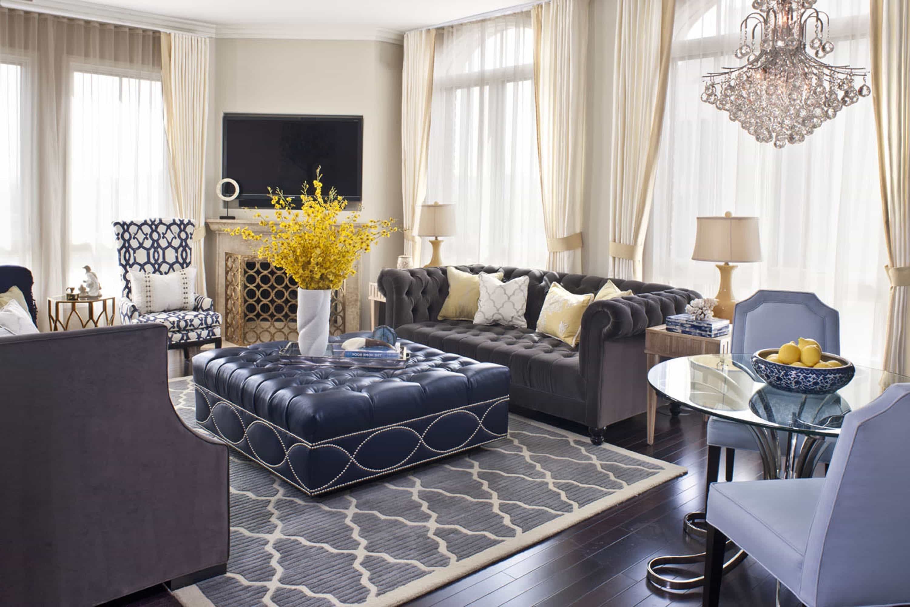 Royal Blue And Black Living Room Ideas - royal blue and black living room ideas
