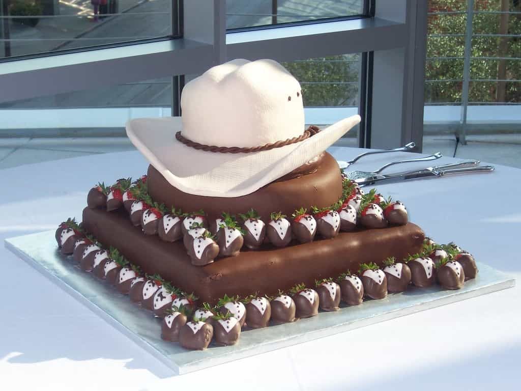 Chocolate Groom’s Cake For Wedding (View 8 of 8)
