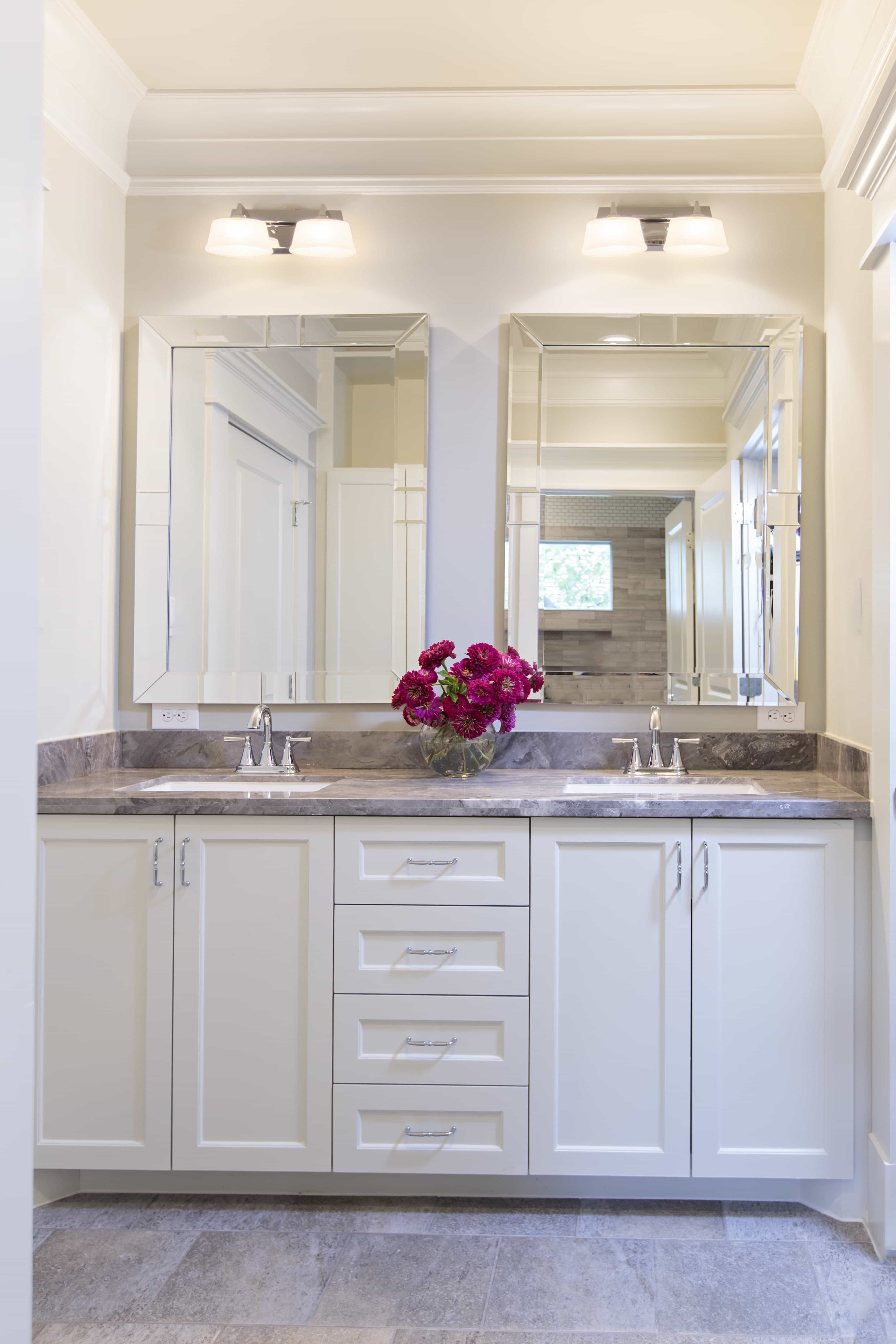 Classic Framed Mirrors With Modern Lighting (View 8 of 20)