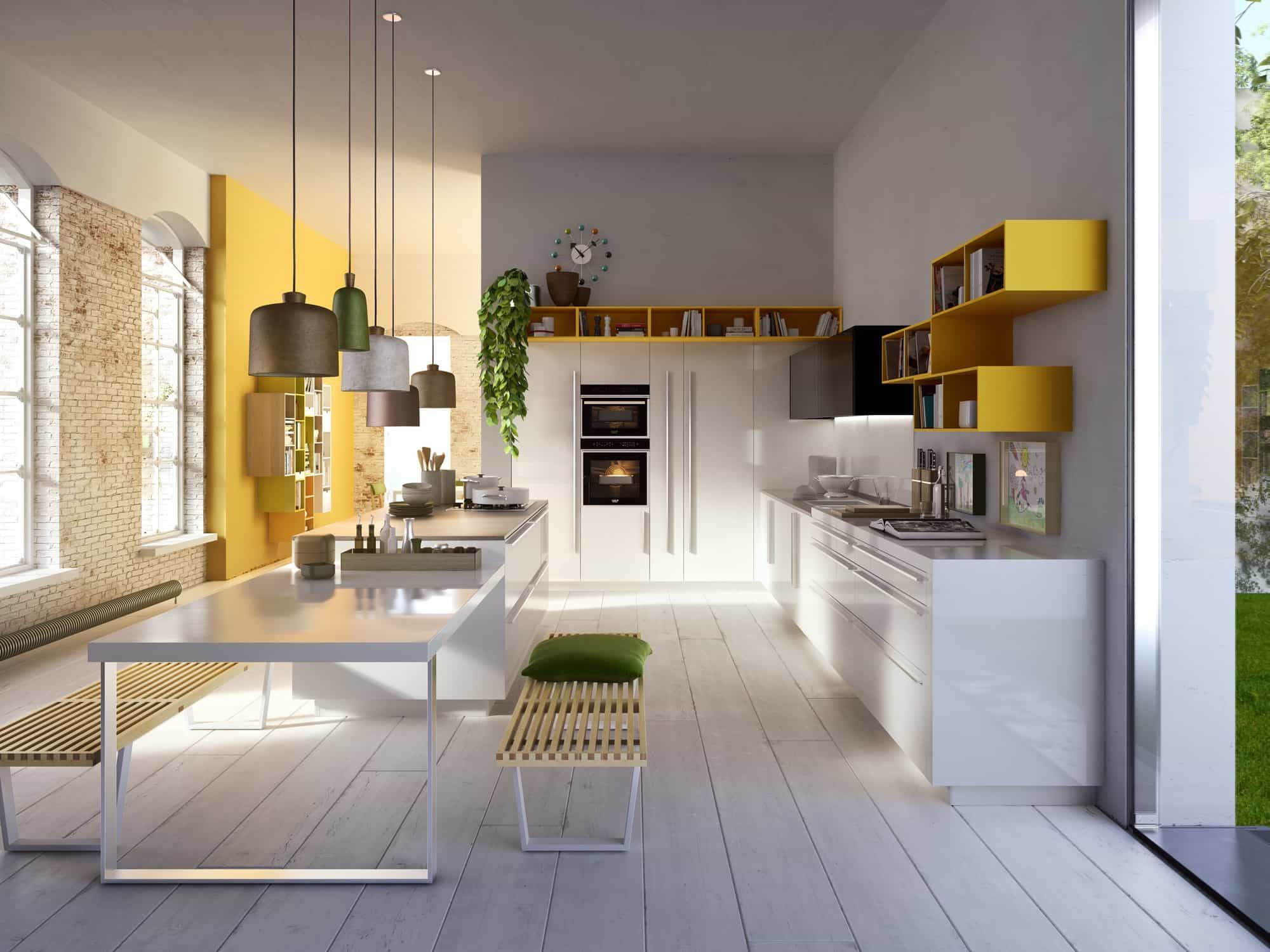 Modern Italian Kitchen Cabinet