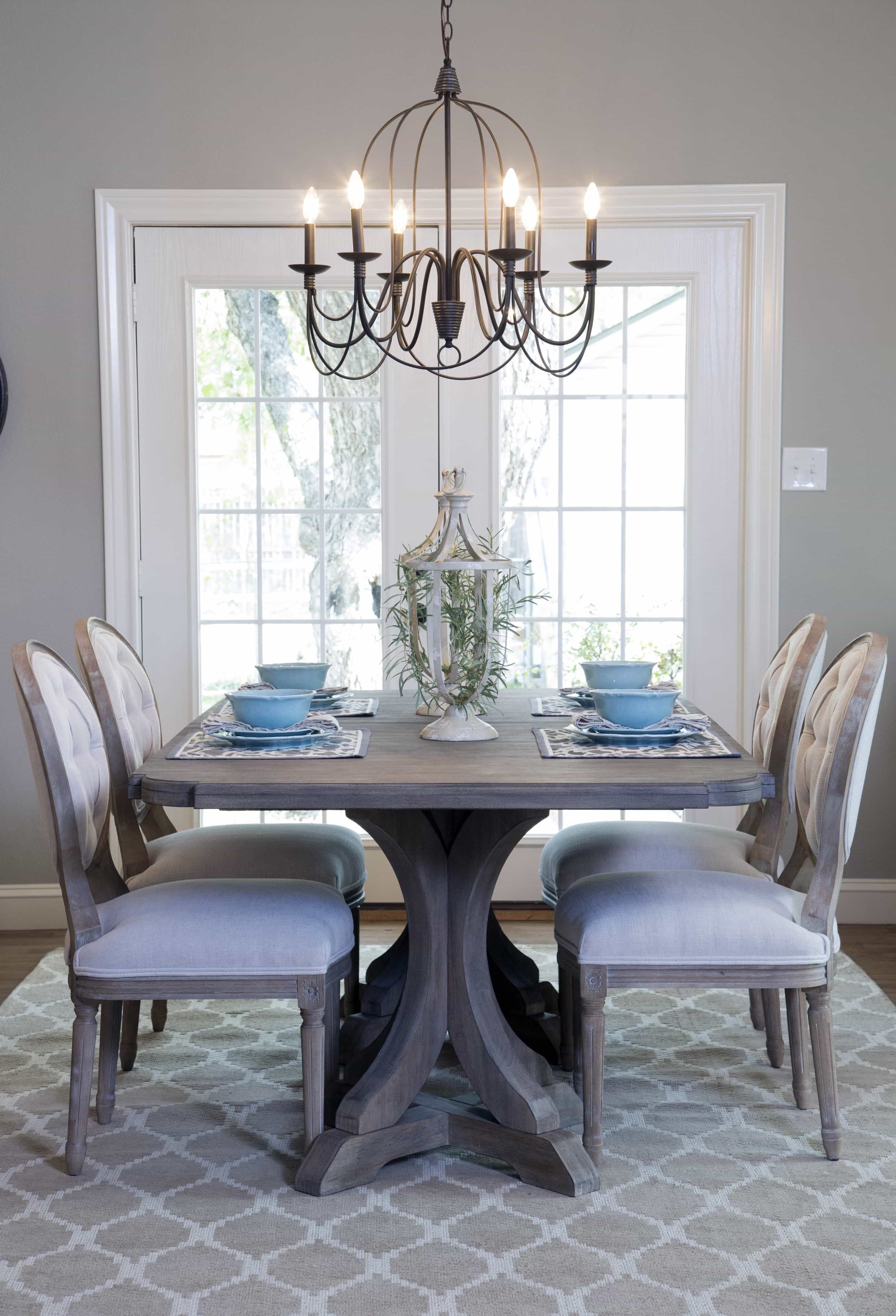 French Country Dining Room In Romantic Decoration (Photo 18 of 21)