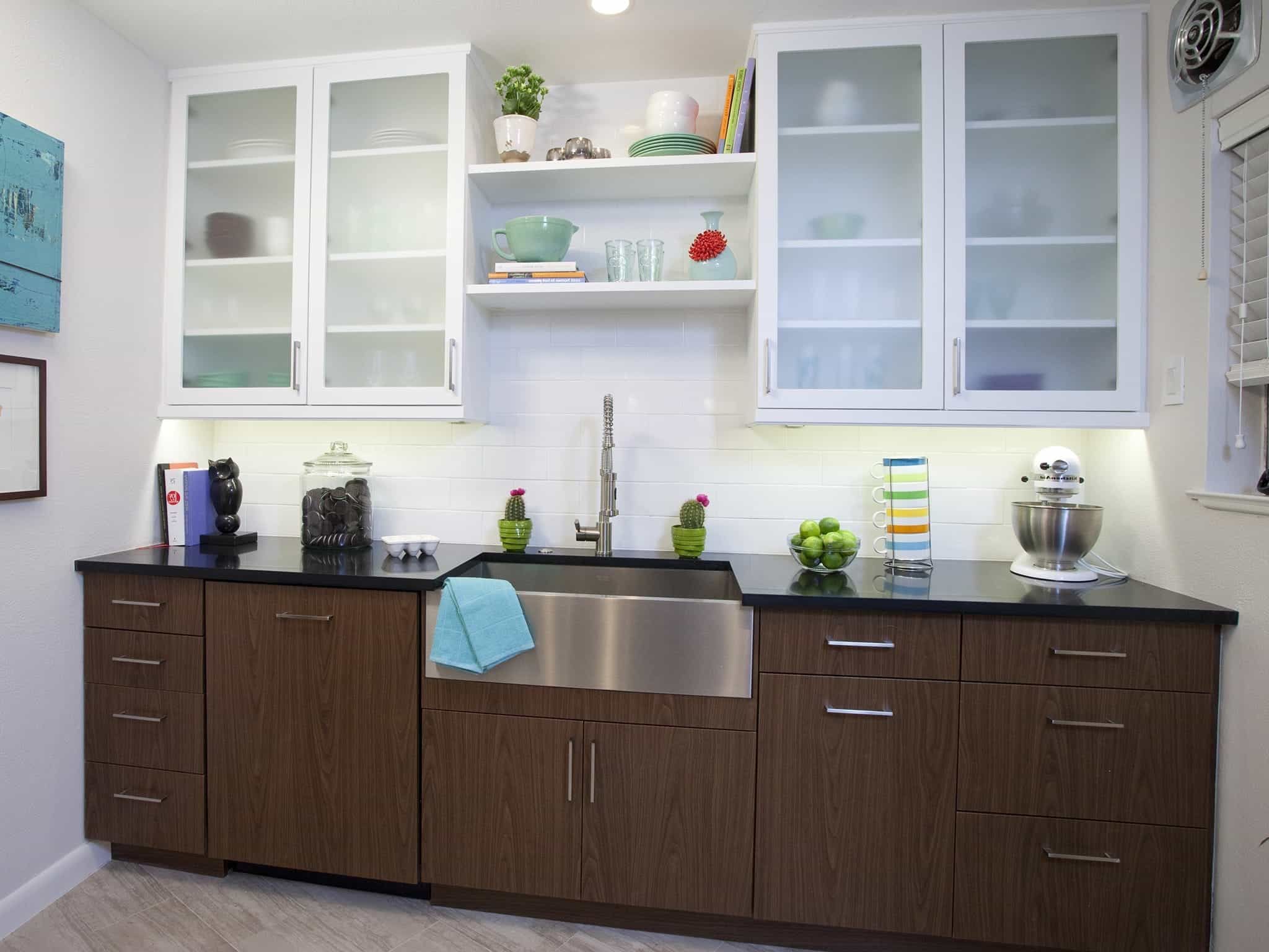 Functional Mid Century Modern Kitchen For Apartment Kitchen  (View 10 of 26)