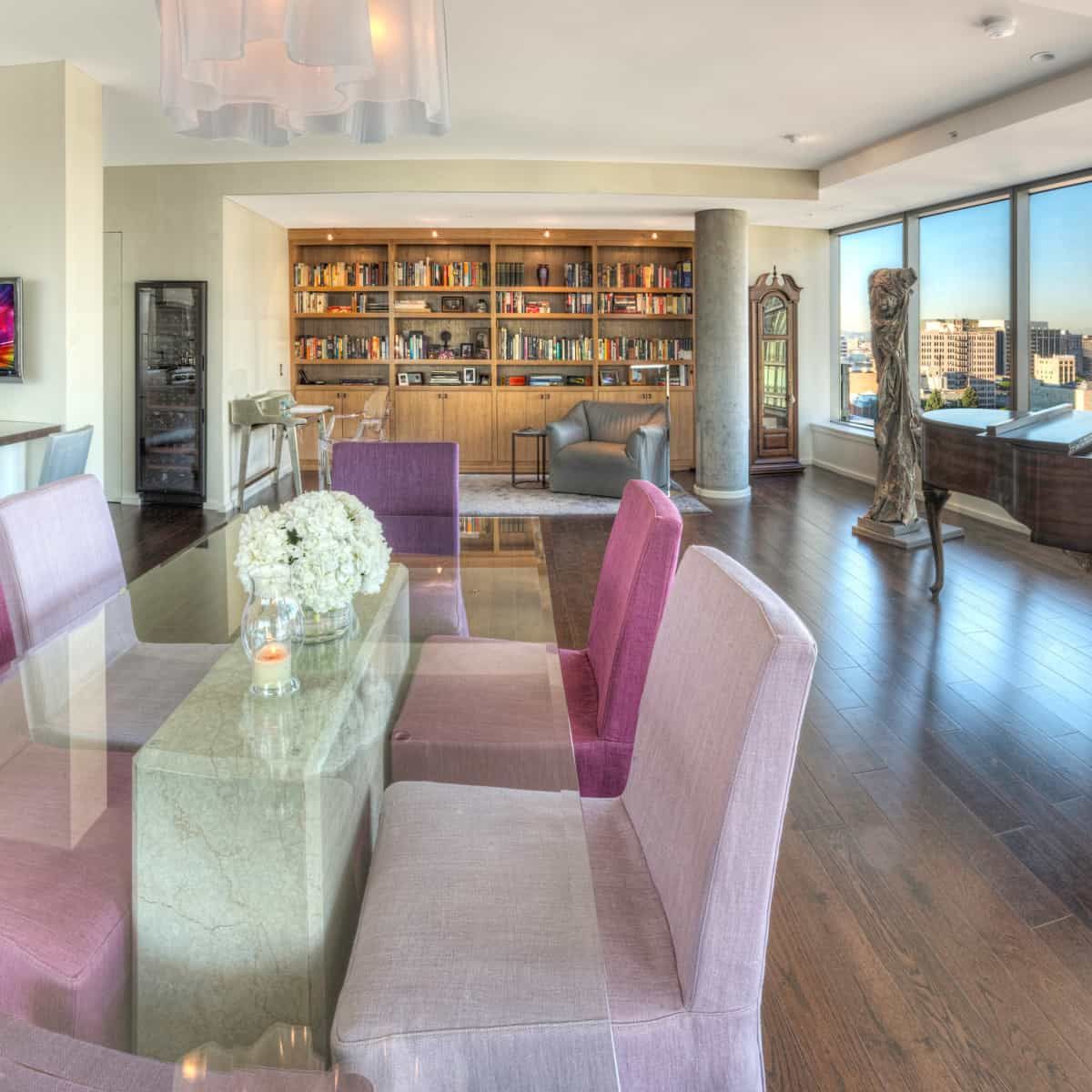 Modern Apartment Dining Room Celebrity Inspired Interior (View 2 of 20)