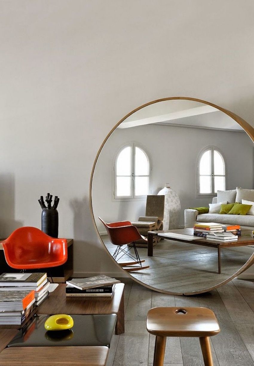 10 Impressive Oversized Mirrors To Make Any Room Feel Bigger For Huge Round Mirror (View 4 of 15)