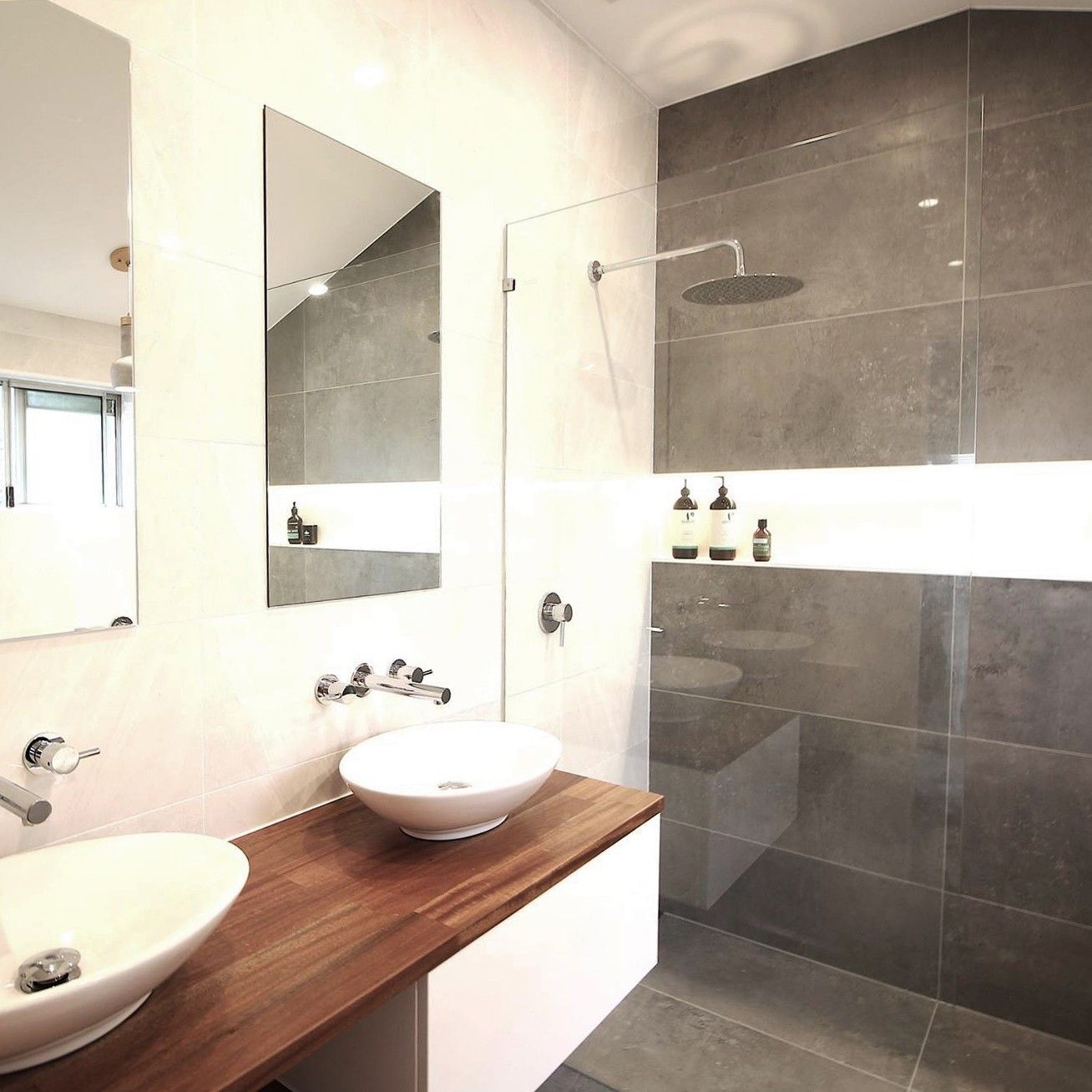1200mm Frameless Glass Panel Highgrove Bathrooms For Highgrove Mirrors (Photo 12 of 15)