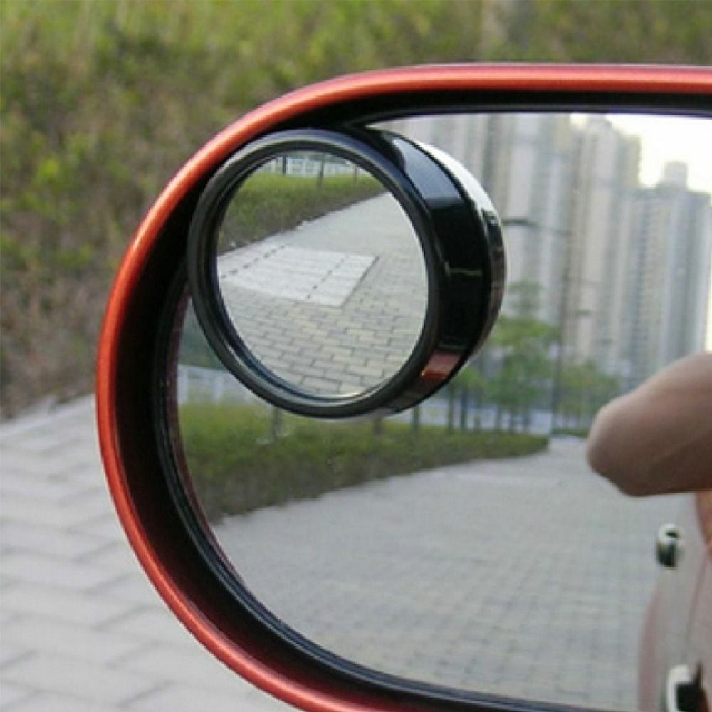 2 Pcs Car Vehicle Blind Spot Dead Zone Mirror Rear View Mirror In Small Convex Mirrors (Photo 9 of 15)