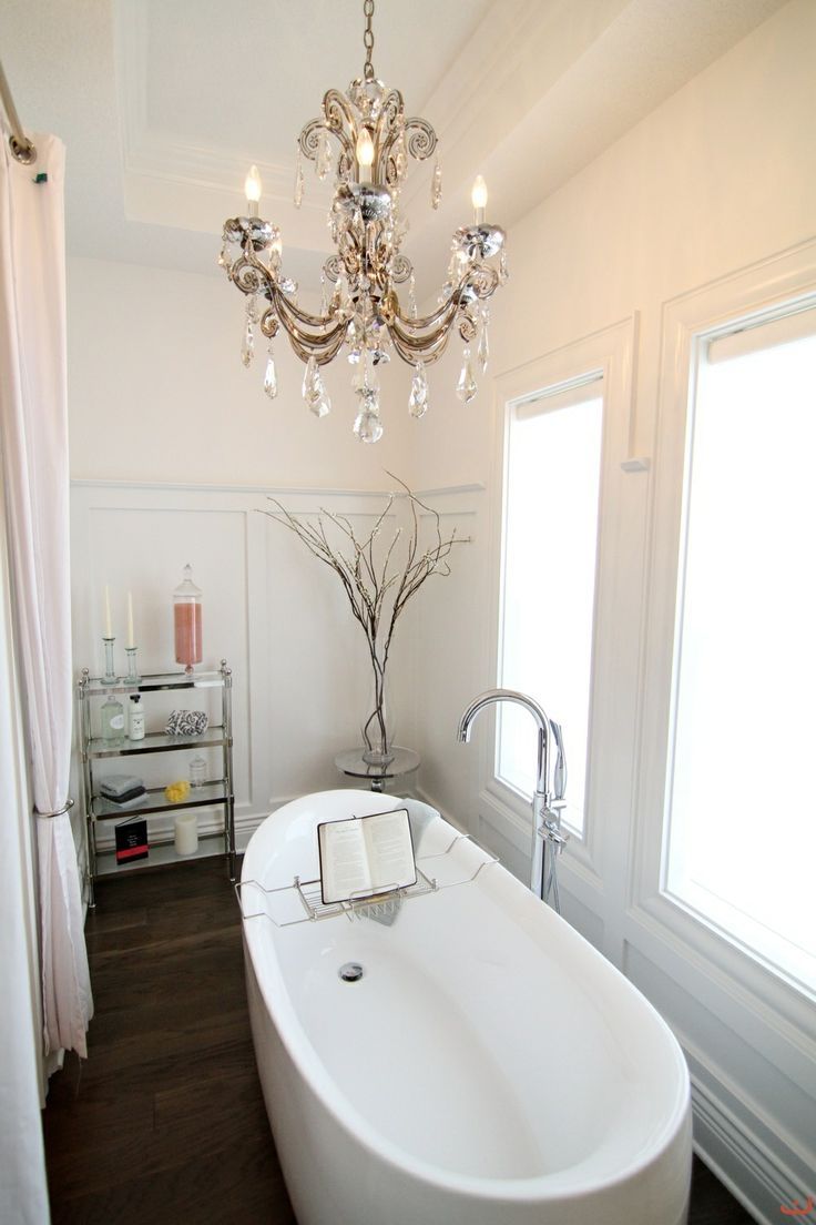 21 Ideas To Decorate Lamps Chandelier In Bathroom For Chandeliers For Bathrooms (Photo 1 of 15)