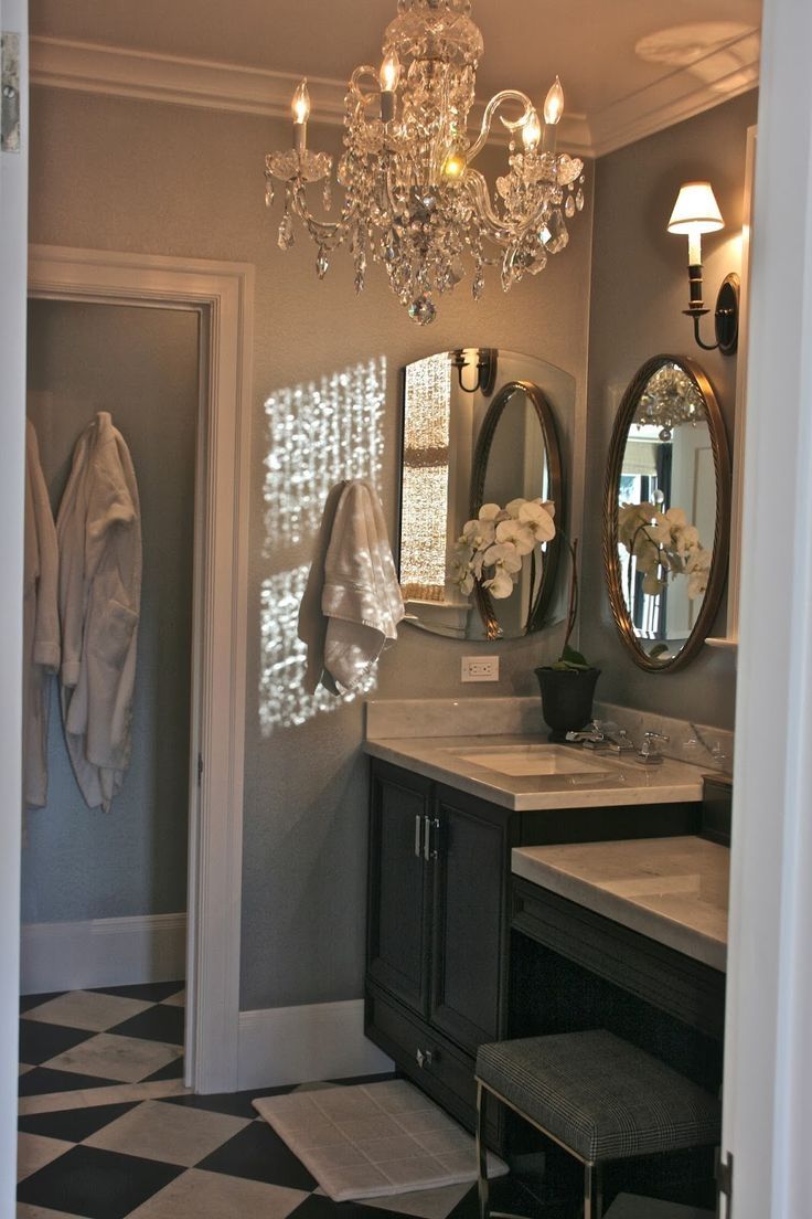 25 Best Ideas About Bathroom Chandelier On Pinterest With Crystal Bathroom Chandelier (Photo 4 of 15)
