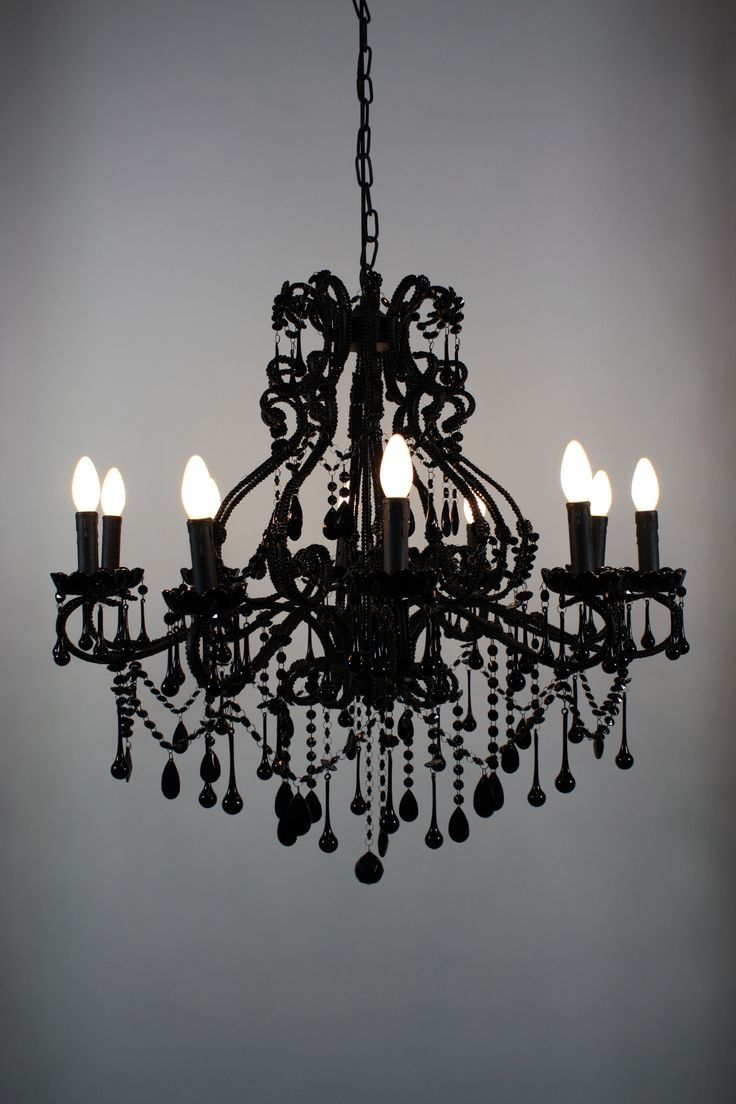 25 Best Ideas About Black Chandelier On Pinterest Gothic Within Black Chandelier (Photo 2 of 15)