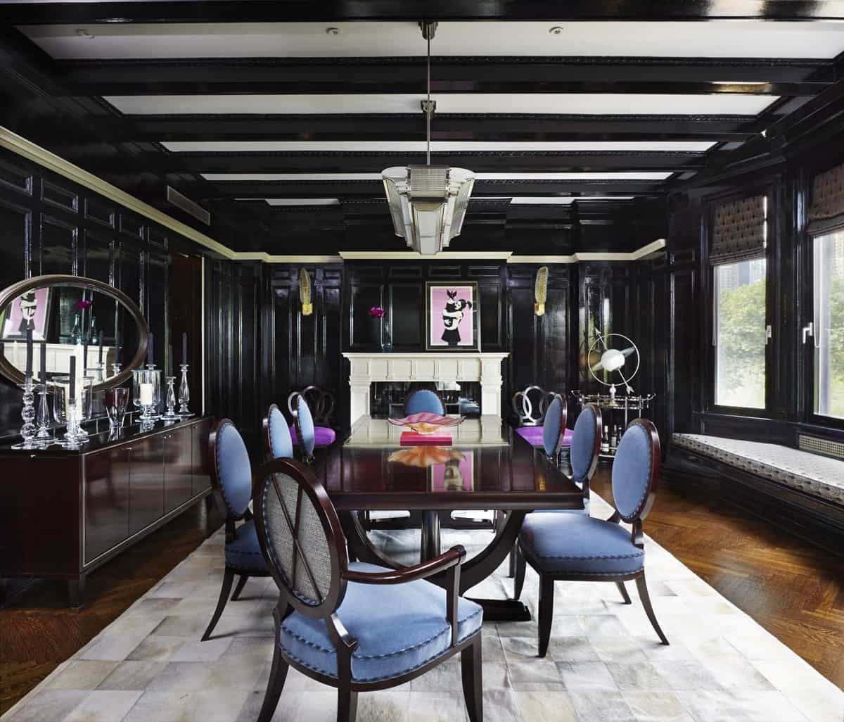 Featured Photo of Black Lacquered Dining Room