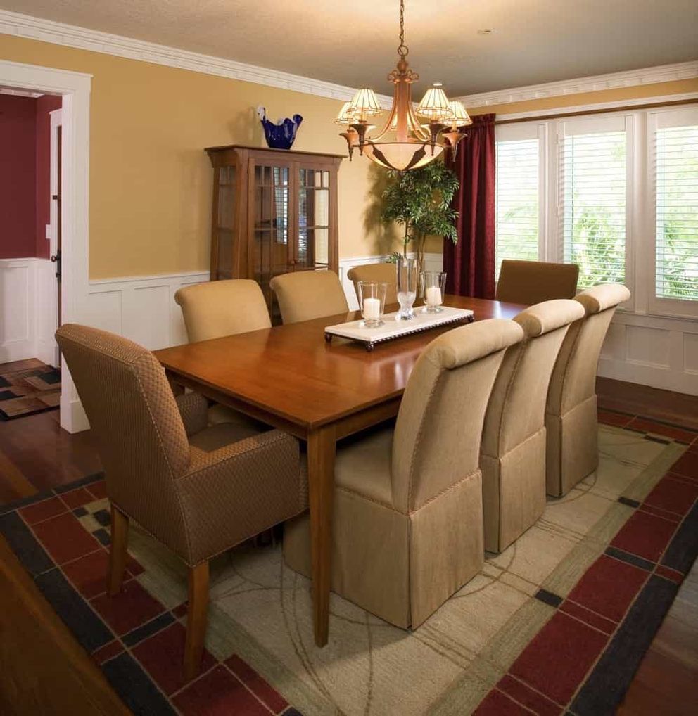 Formal Craftsman Style Dining Room