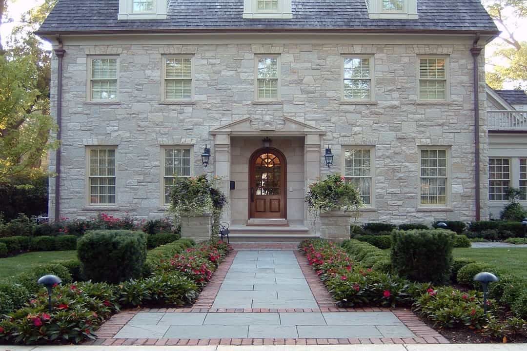 Featured Photo of Georgian Home Exterior Landscape