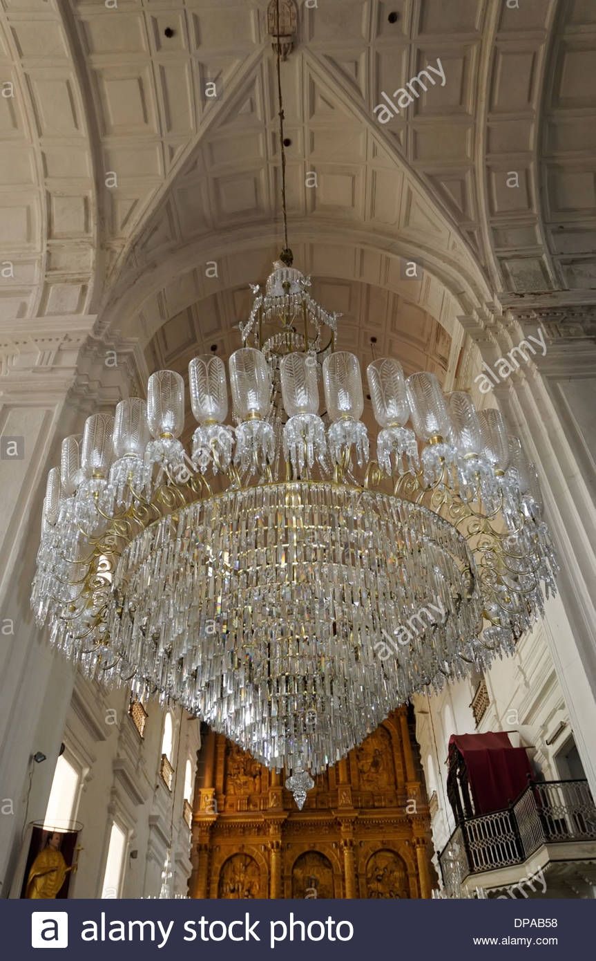 A Huge Crystal Chandelier In St Francis Of Assisi Church In Old With Huge Crystal Chandelier (Photo 11 of 15)