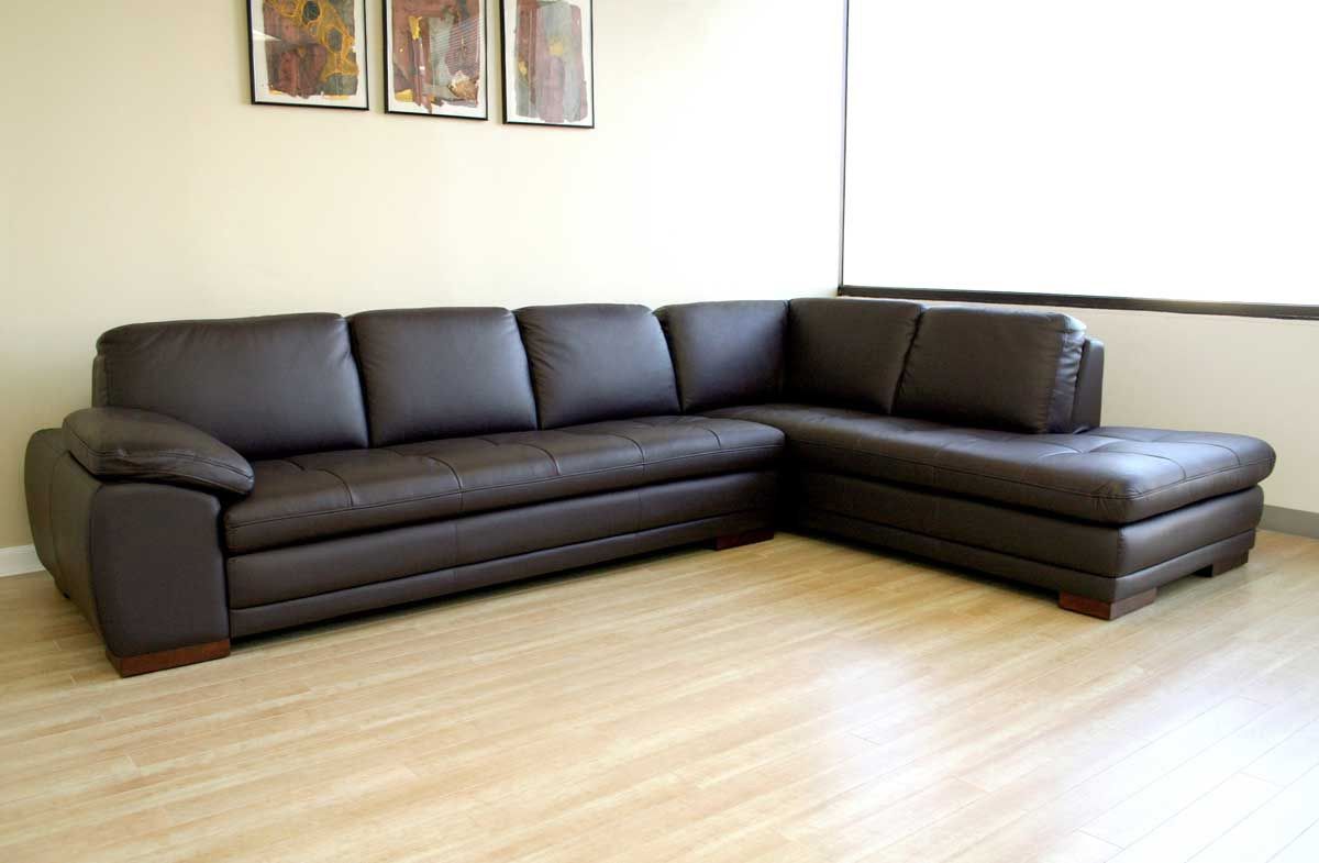 Admirable Diana Dark Brown Leather Sectional Sofa Set Izof17 Regarding Diana Dark Brown Leather Sectional Sofa Set (View 4 of 15)