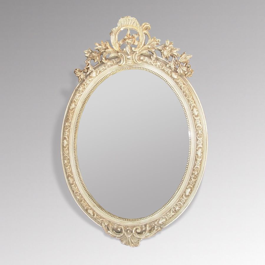 Antique French Mirrors Antique Silver Framed Mirrors Large Gilt Within Victorian Mirrors For Sale (View 12 of 15)