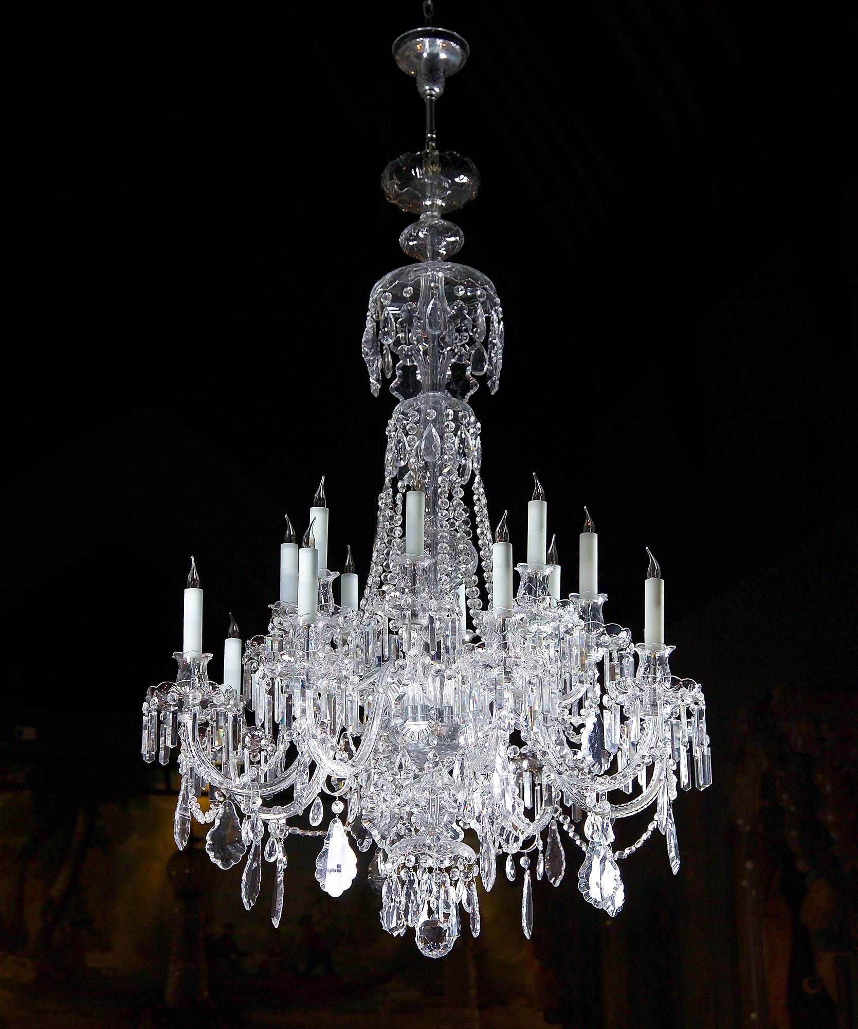 Antique Georgian Chandelier In A Neo Classical Style Neo Throughout Georgian Chandeliers (View 7 of 15)