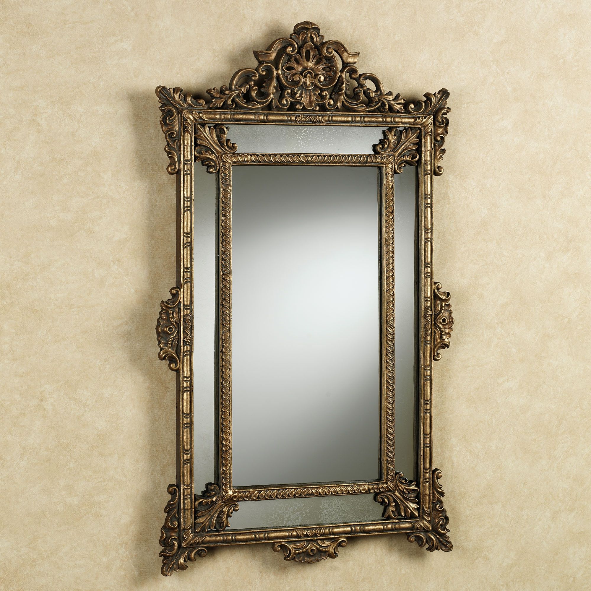 Antique Mirror Wallpaper Wallpapersafari Regarding Old Fashioned Mirrors (View 8 of 15)