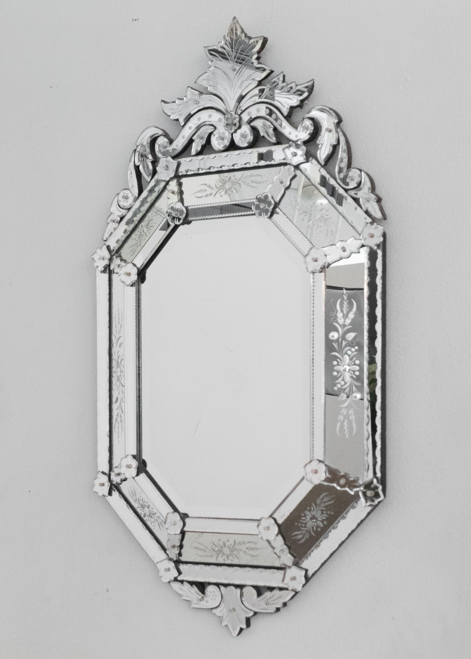 Antique Venetian Glass Mirror Jean Marc Fray In Antique Venetian Mirrors (View 14 of 15)