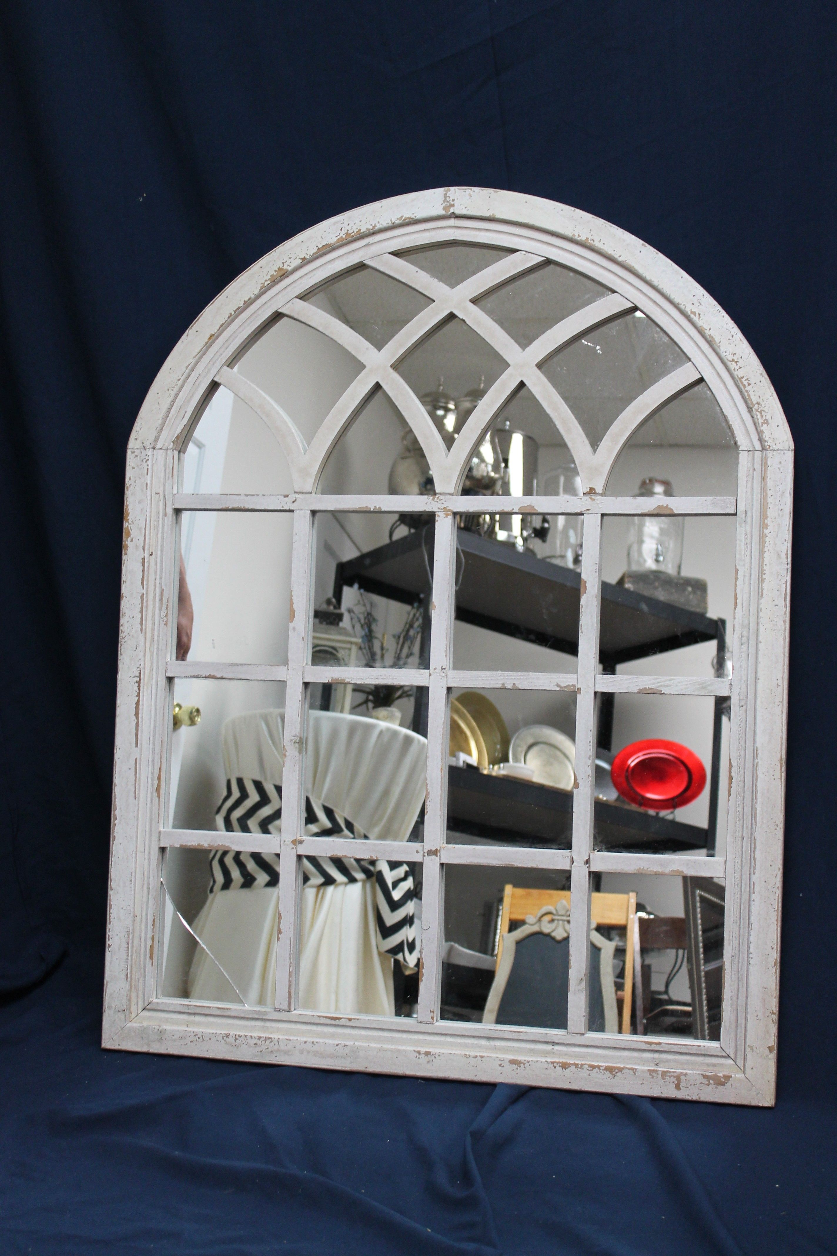 Awesome Window Pane Mirrors Homesfeed Inside White Arched Window Mirror (View 12 of 15)