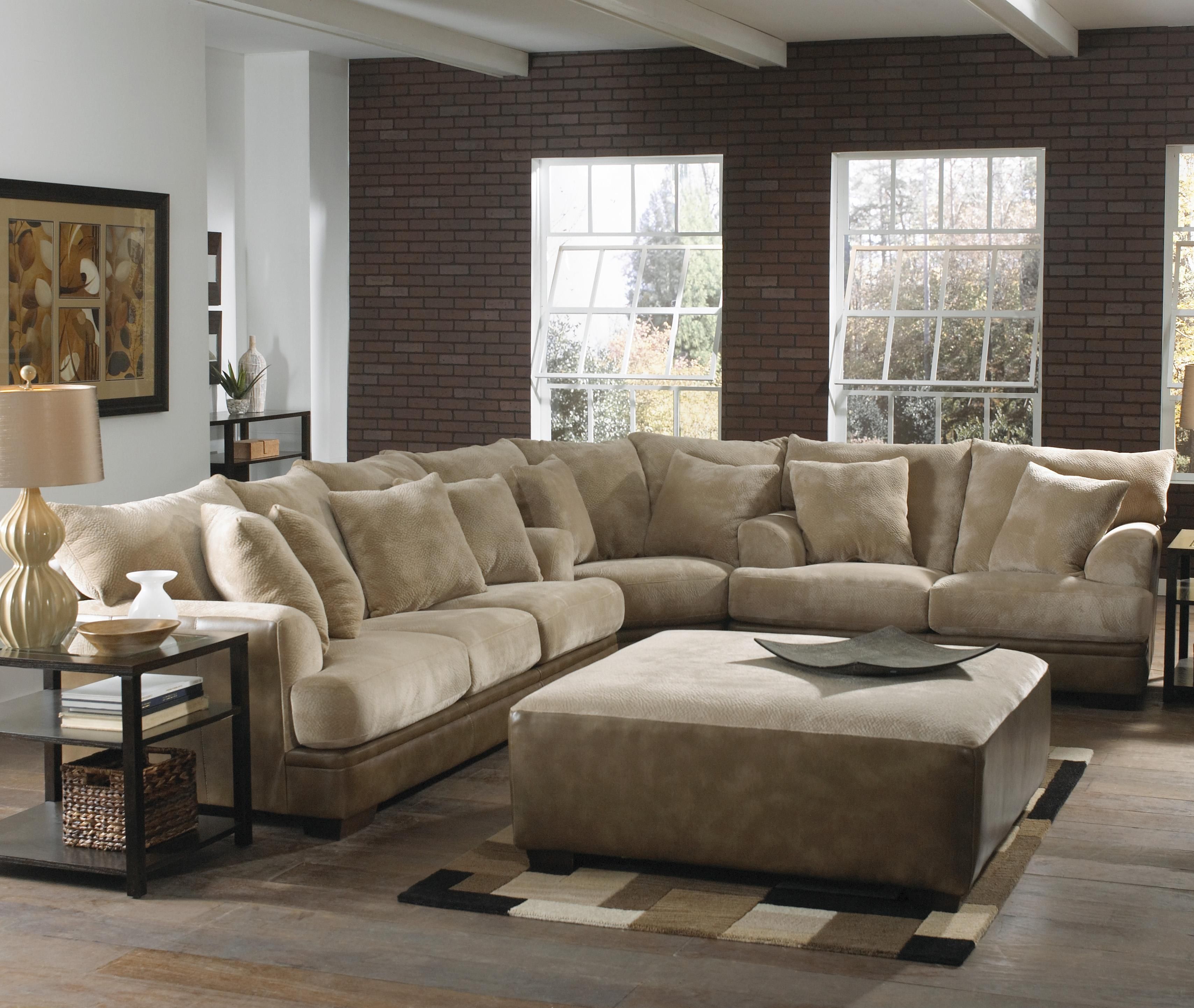 Barkley Large L Shaped Sectional Sofa With Right Side Loveseat Intended For 7 Seat Sectional Sofa (View 6 of 15)