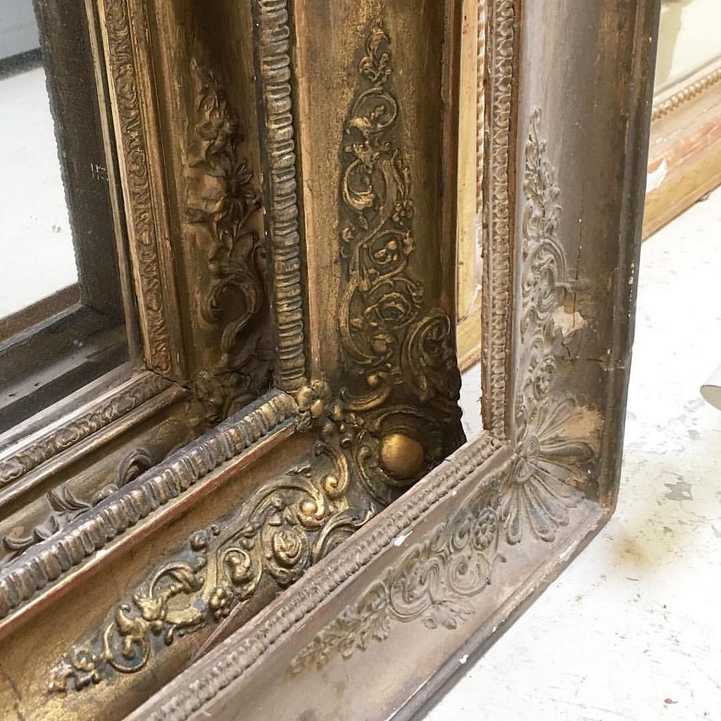 Beautiful Old French Mirror Frames Circa 1850s French Flickr For Old French Mirrors (View 11 of 15)