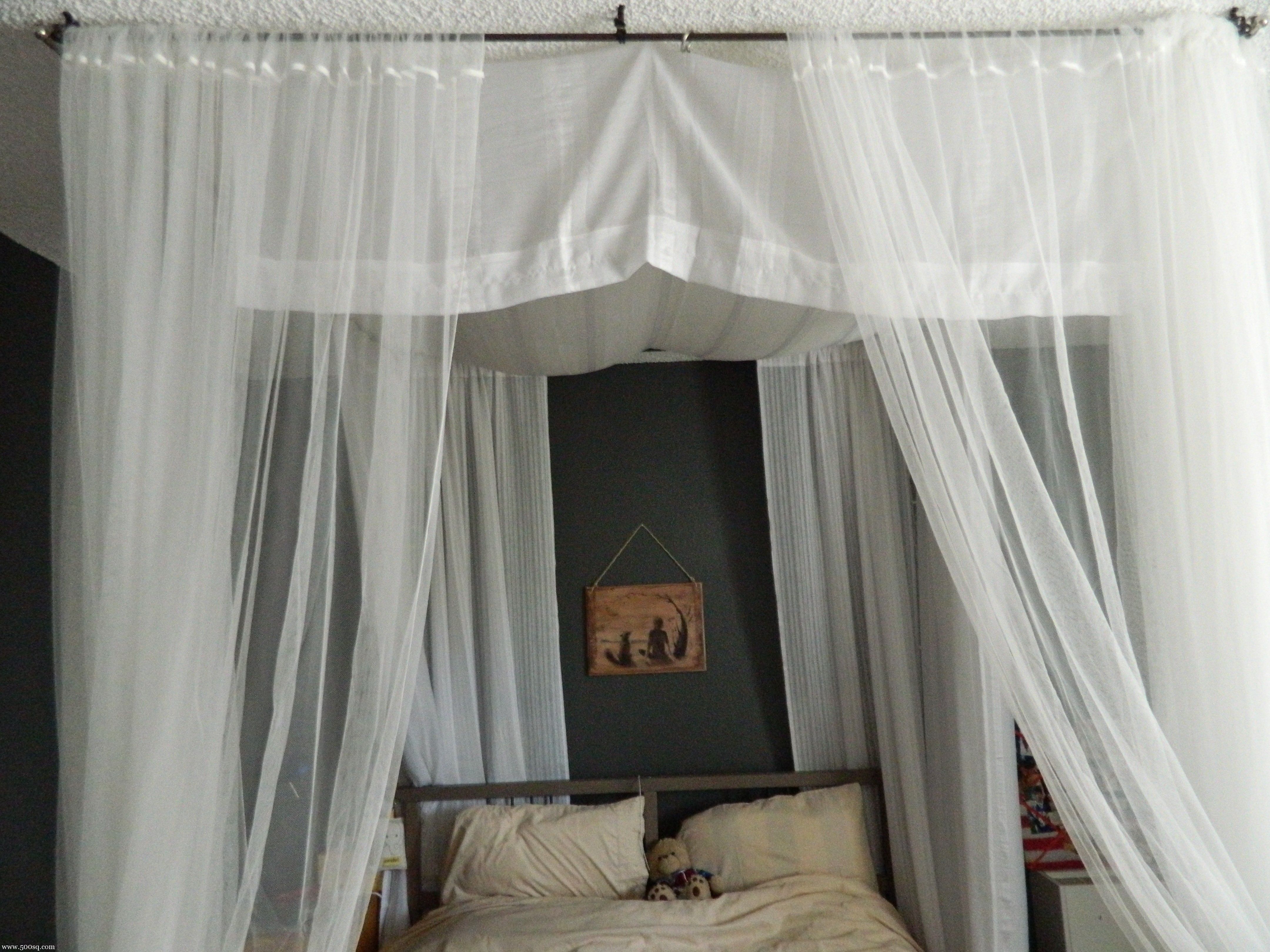 Bedroom Design Decoration Bedroom Nice Canopy Bed Curtains From For Thick Bedroom Curtains (View 14 of 15)
