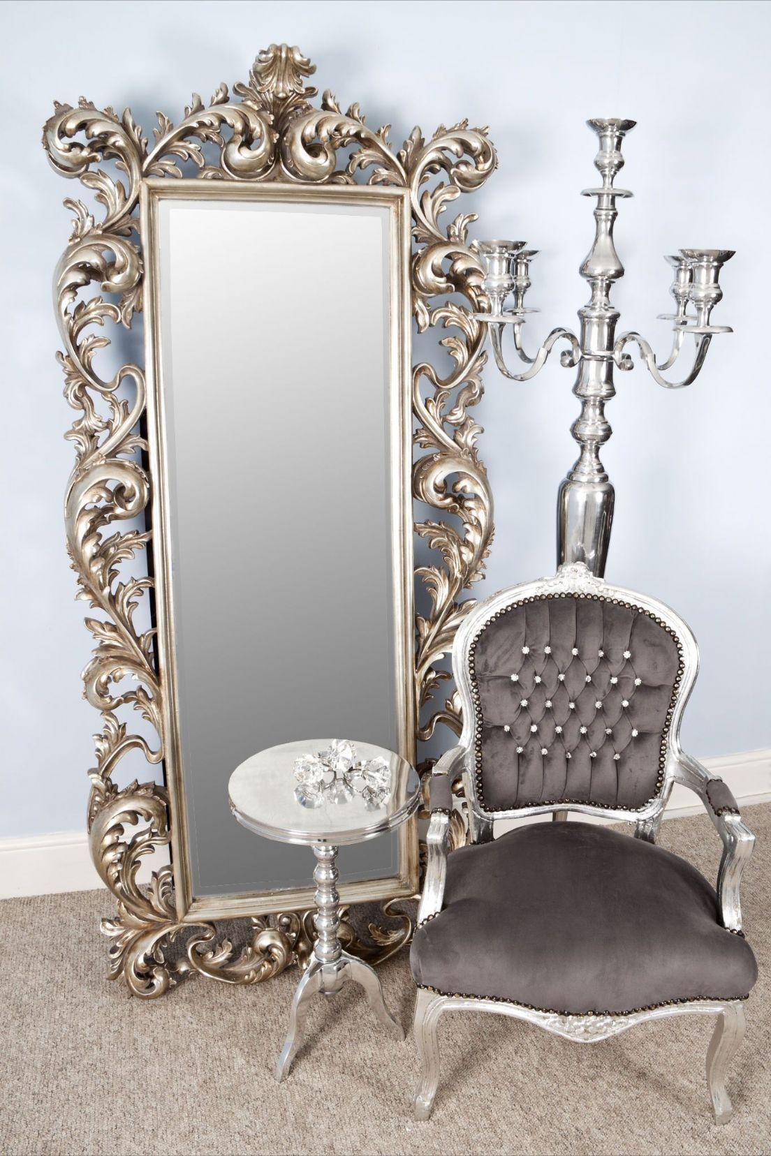 Bedroom Furniture Ceiling Mirror Leaner Mirror Hanging Mirror Regarding Large Ornamental Mirrors (View 15 of 15)