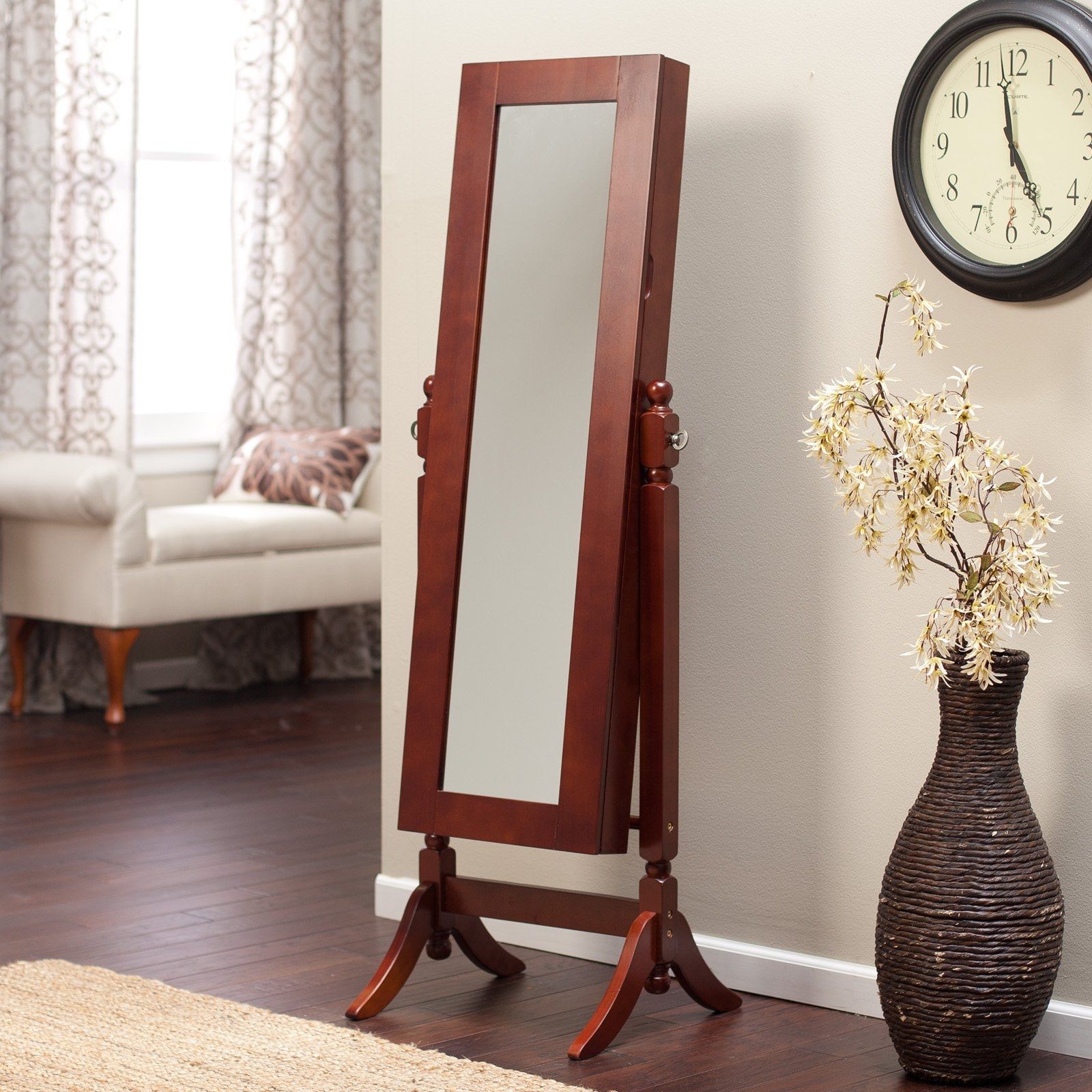 Bedroom Mirror Easel Diy Floor Mirror Stand Plans Full Body Pertaining To Wrought Iron Full Length Mirror (View 2 of 15)