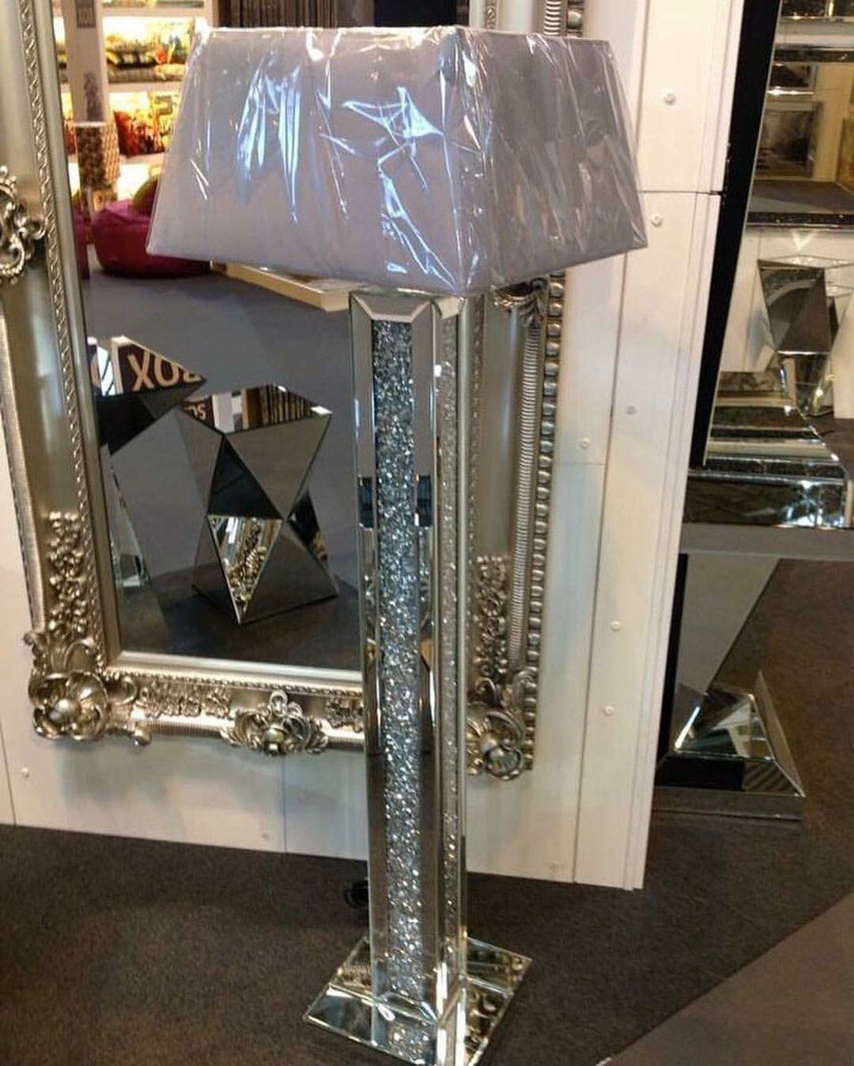 Bling Floor Lamp Lightupmyparty With Regard To Bling Floor Mirror (Photo 13 of 15)